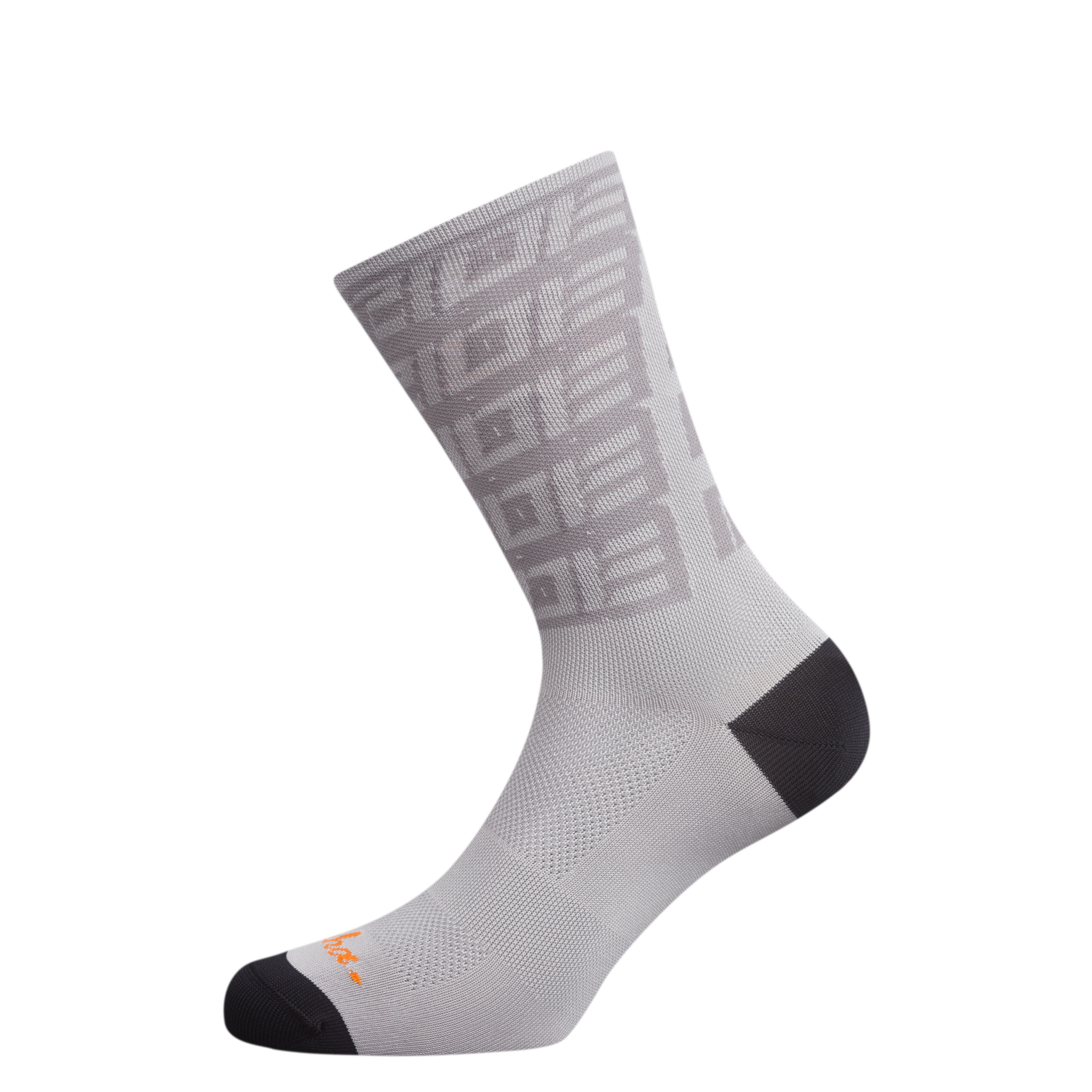 Rapha 100 Socks Light Grey/Bold Orange | 43629FJIZ