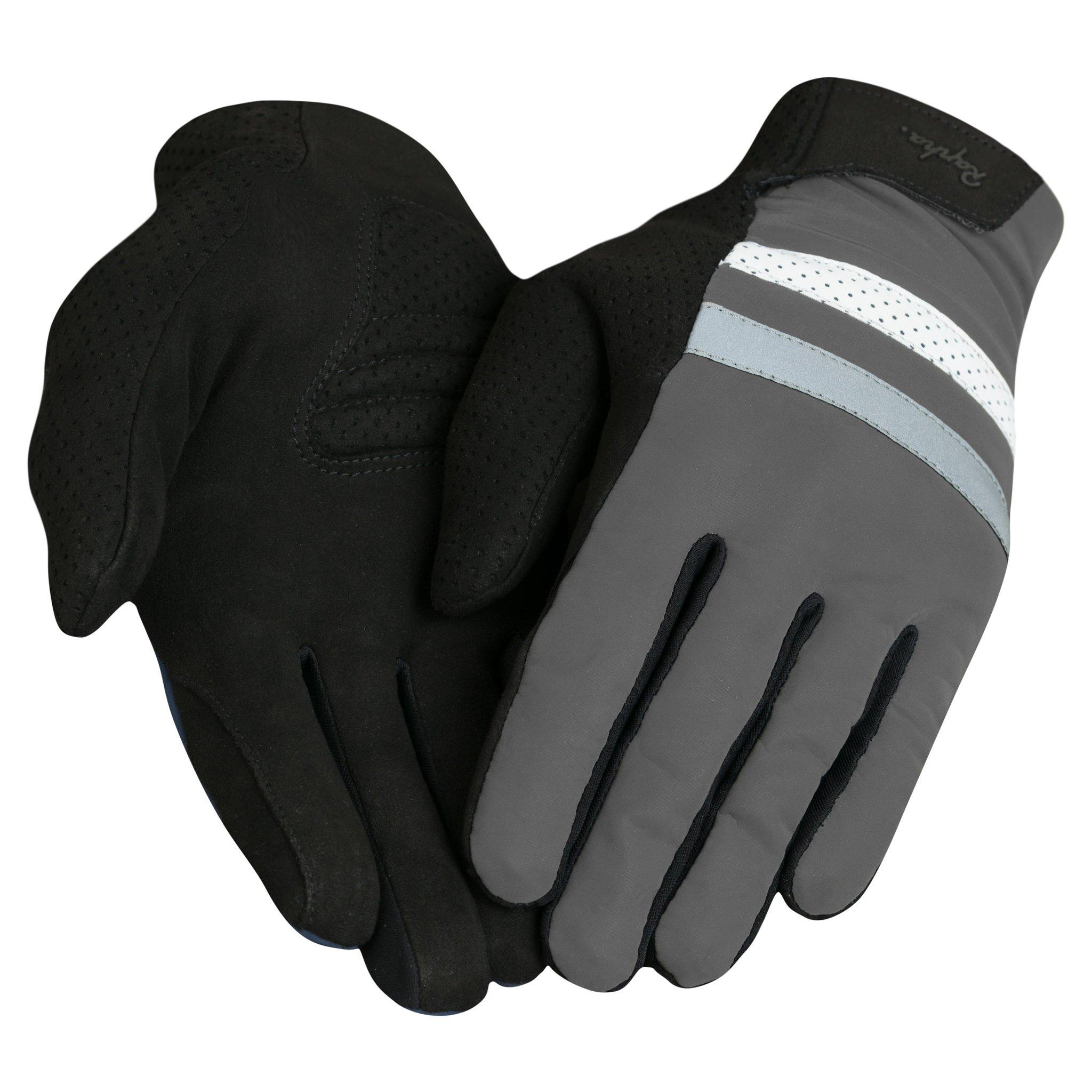 Rapha Brevet Reflective Gloves Black | 06342FNAC