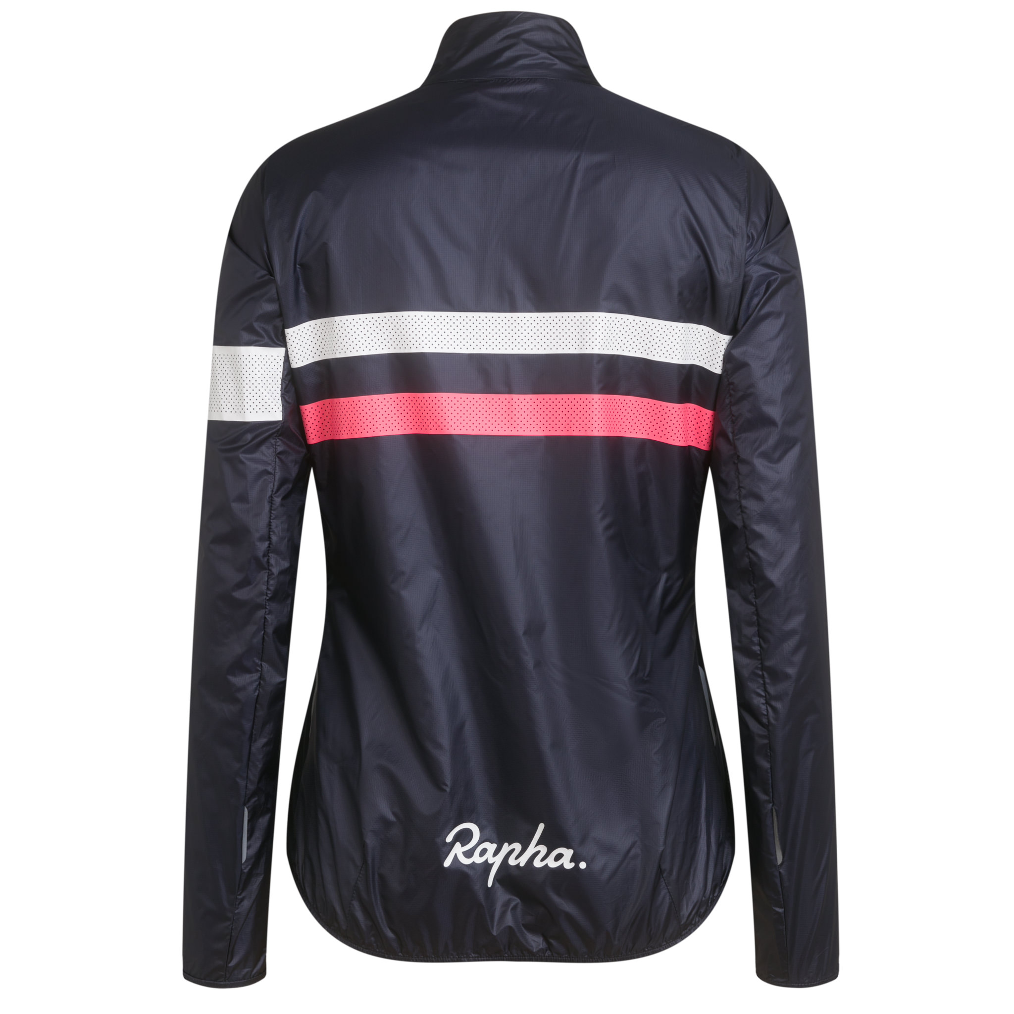 Rapha Brevet Wind Jacket Dark Navy/High-Vis Pink/White | 87053KPBT