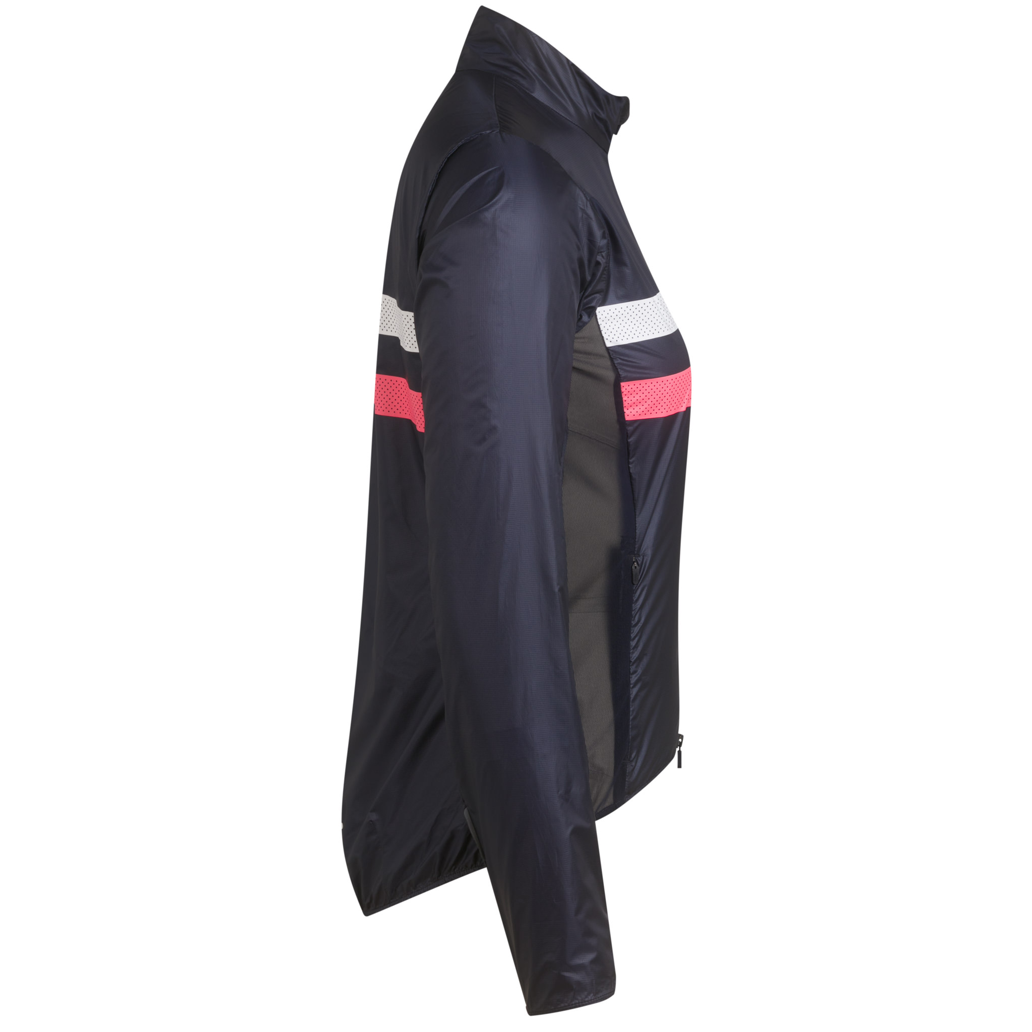 Rapha Brevet Wind Jacket Dark Navy/High-Vis Pink/White | 87053KPBT