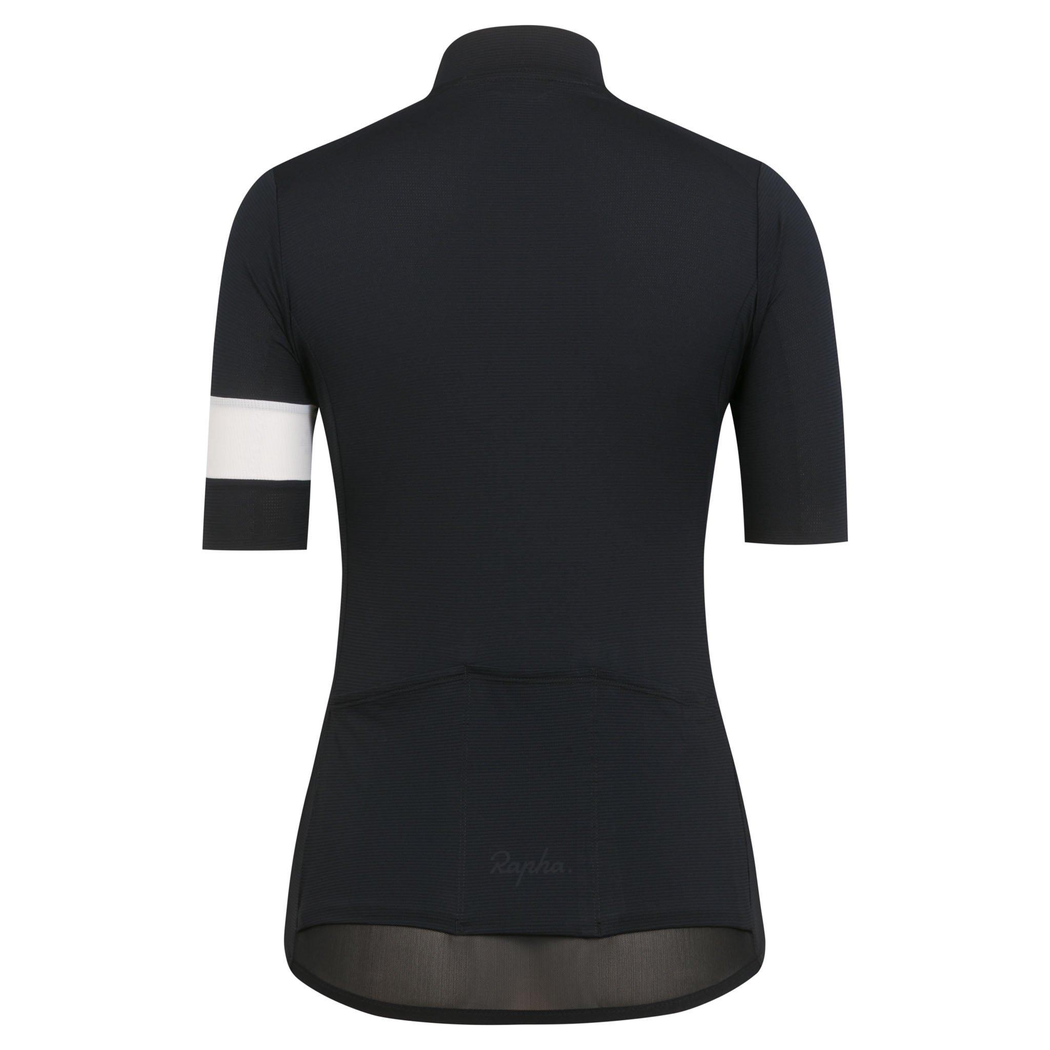 Rapha Classic Flyweight Cycling Jersey Dark Navy/High-Vis Pink | 38954FAWY