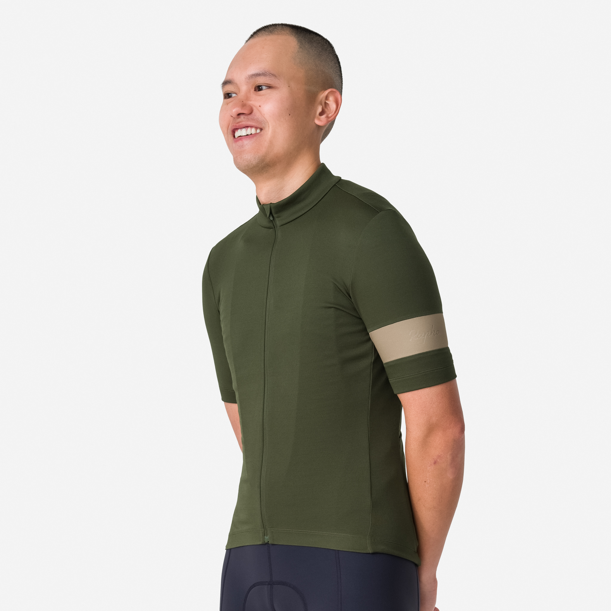 Rapha Classic Jersey II Deep Olive Green/Olive Green | 65738CYFI