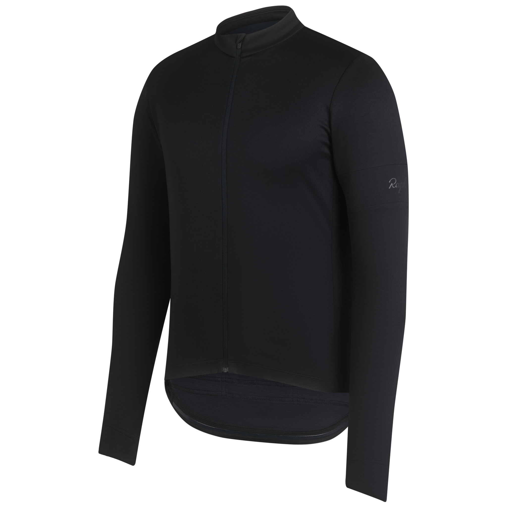 Rapha Classic Long Sleeve Jersey Black/Black | 41263NRJI