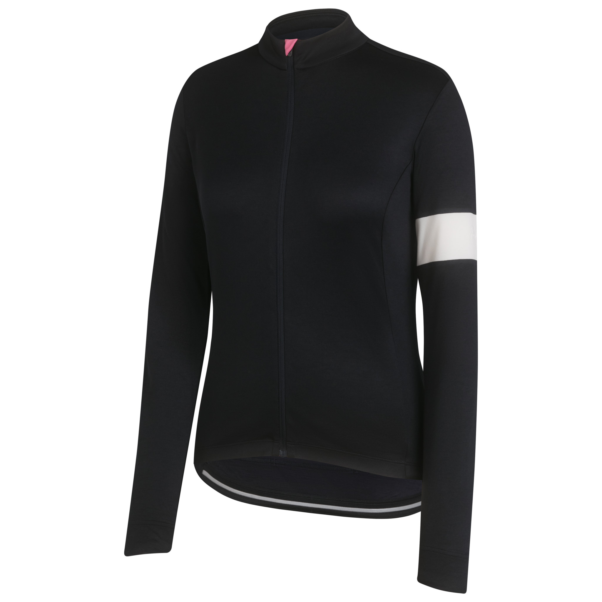 Rapha Classic Long Sleeve Jersey Black/White | 38046EDVT