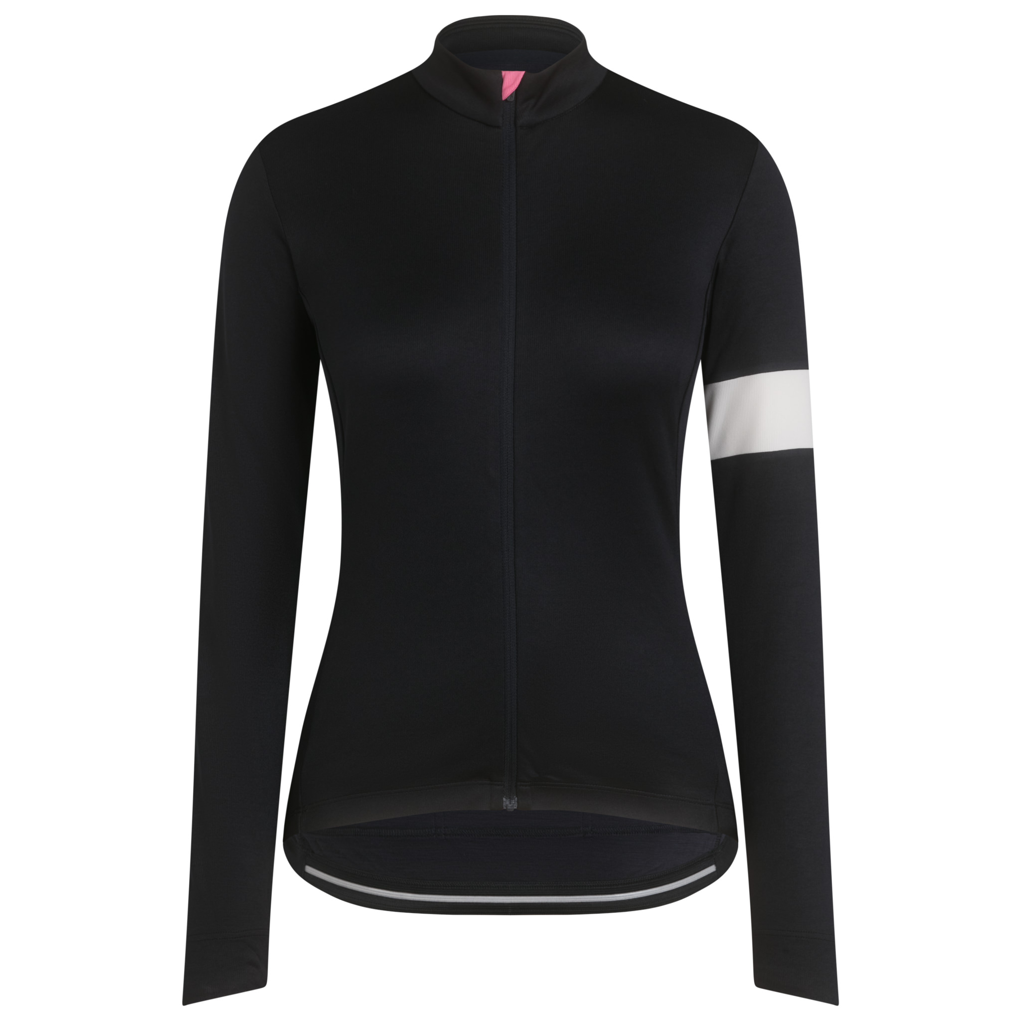 Rapha Classic Long Sleeve Jersey Black/White | 38046EDVT