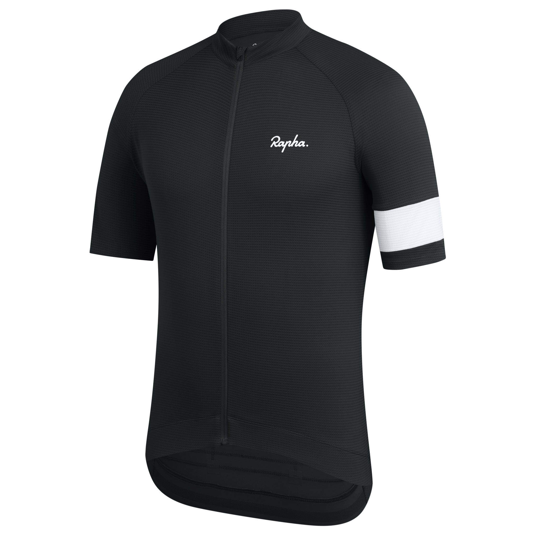 Rapha Core Lightweight Cycling Jersey Black | 41375HRVM