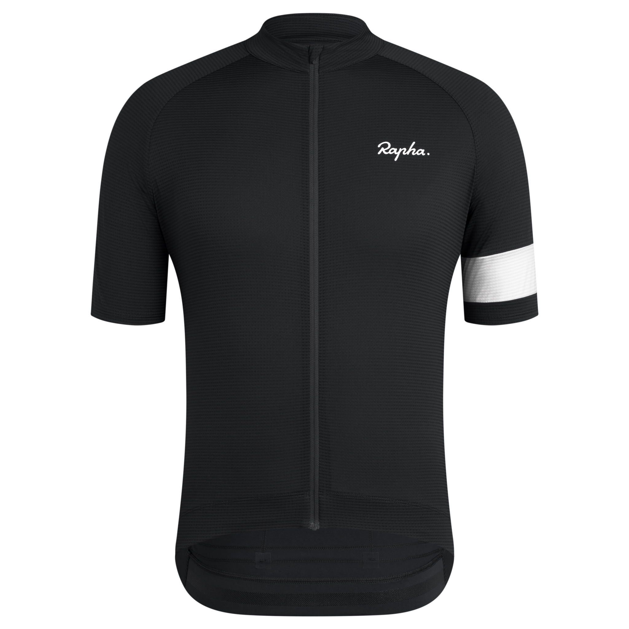 Rapha Core Lightweight Cycling Jersey Black | 41375HRVM