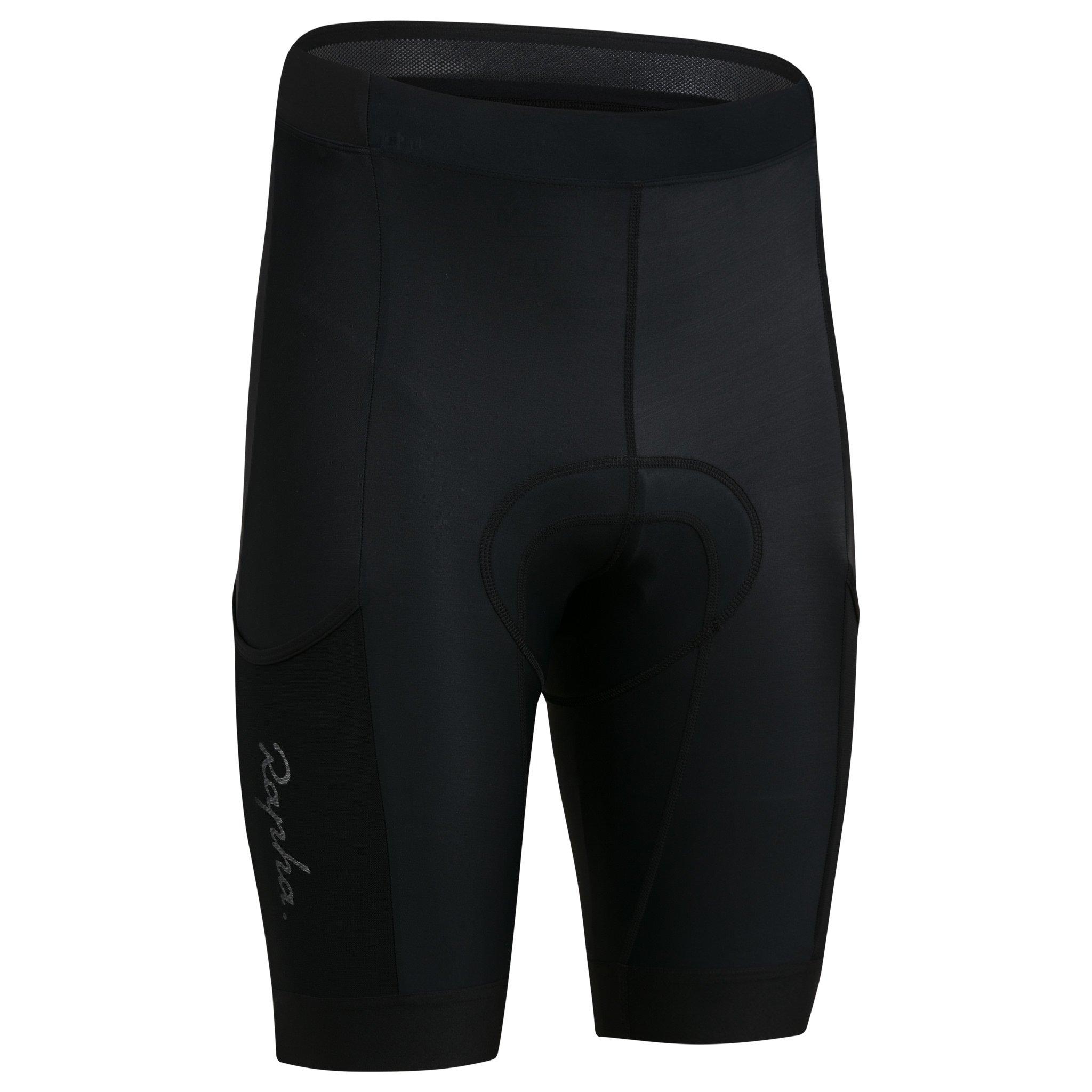 Rapha Cycling Shorts with Pockets Black | 93652QOLH