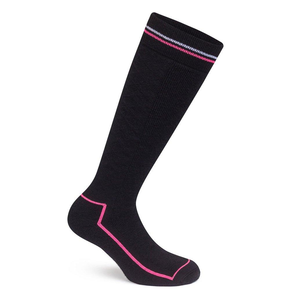 Rapha Deep Winter Socks Black/High-Vis Pink | 46089EZNB