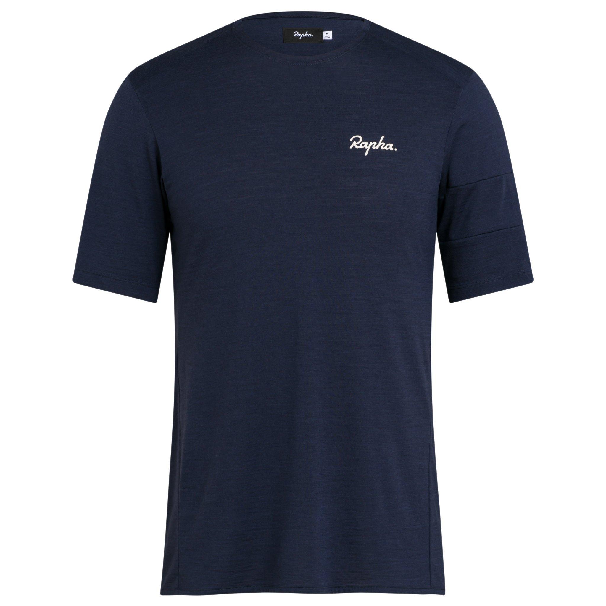 Rapha Explore Merino T-Shirt Dark Navy | 10843RWIN