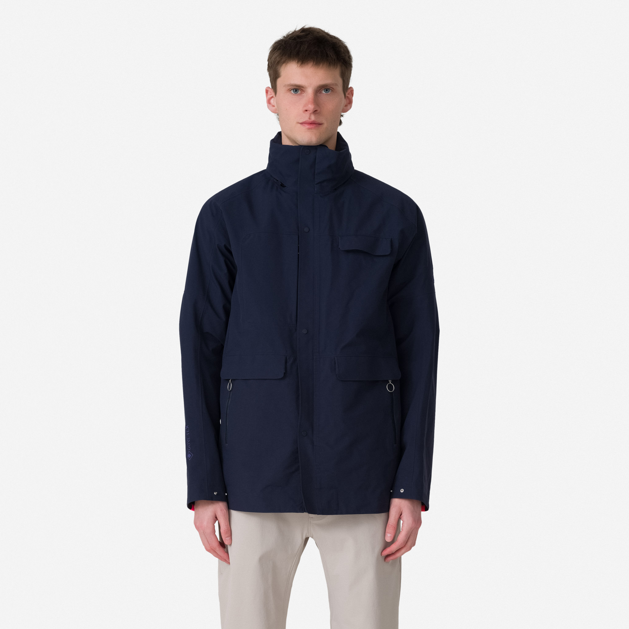 Rapha Insulated GORE-TEX Field Coat Dark Navy/Navy | 28761BAJW