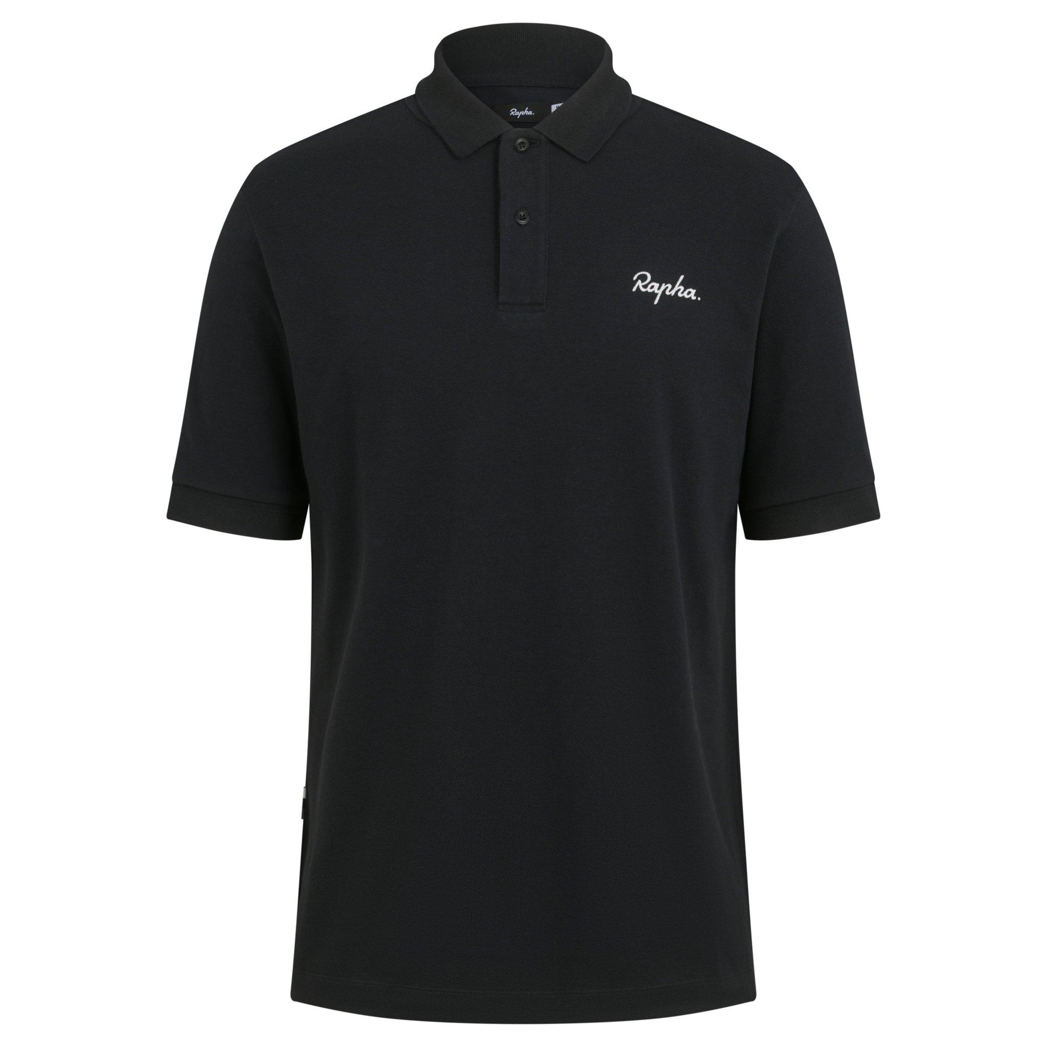 Rapha Logo Polo Black/White | 04871ZLBP