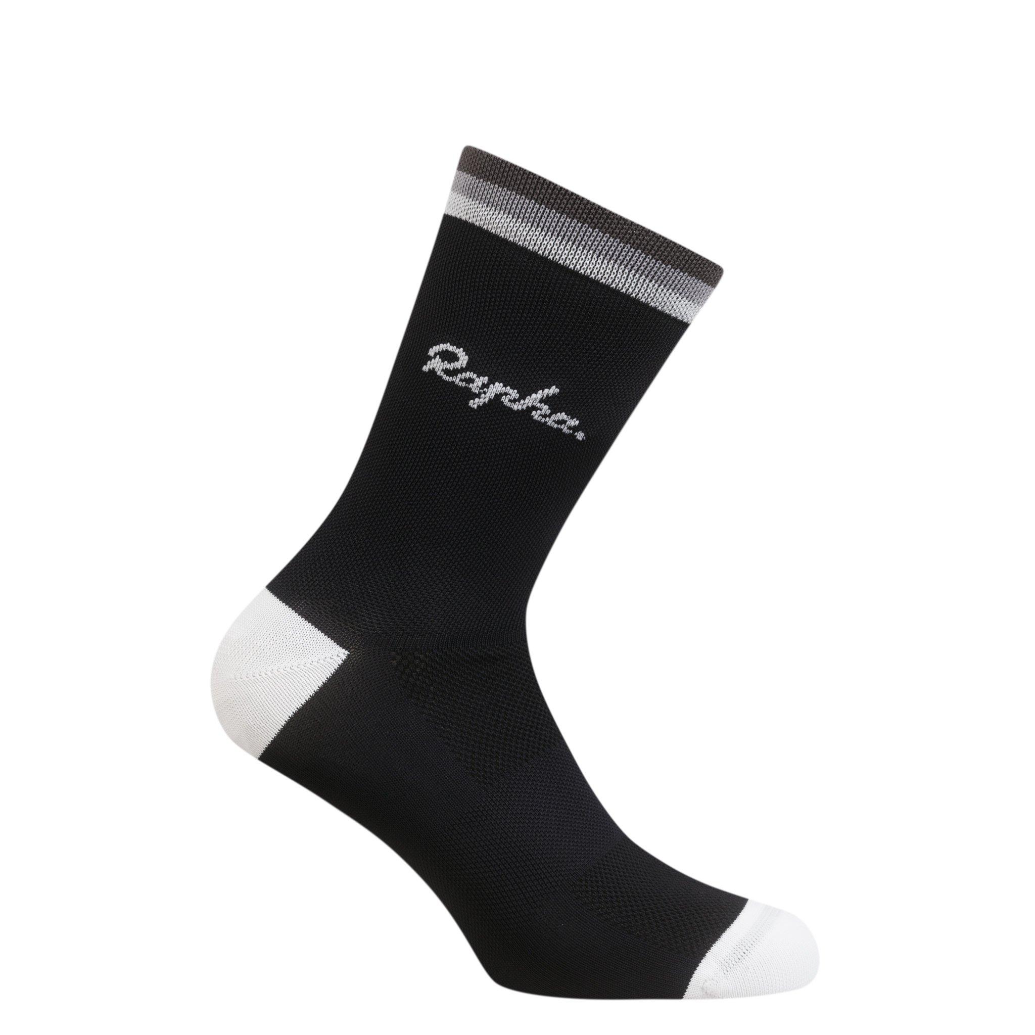 Rapha Logo Socks White/Black/Pink | 82547HUZI