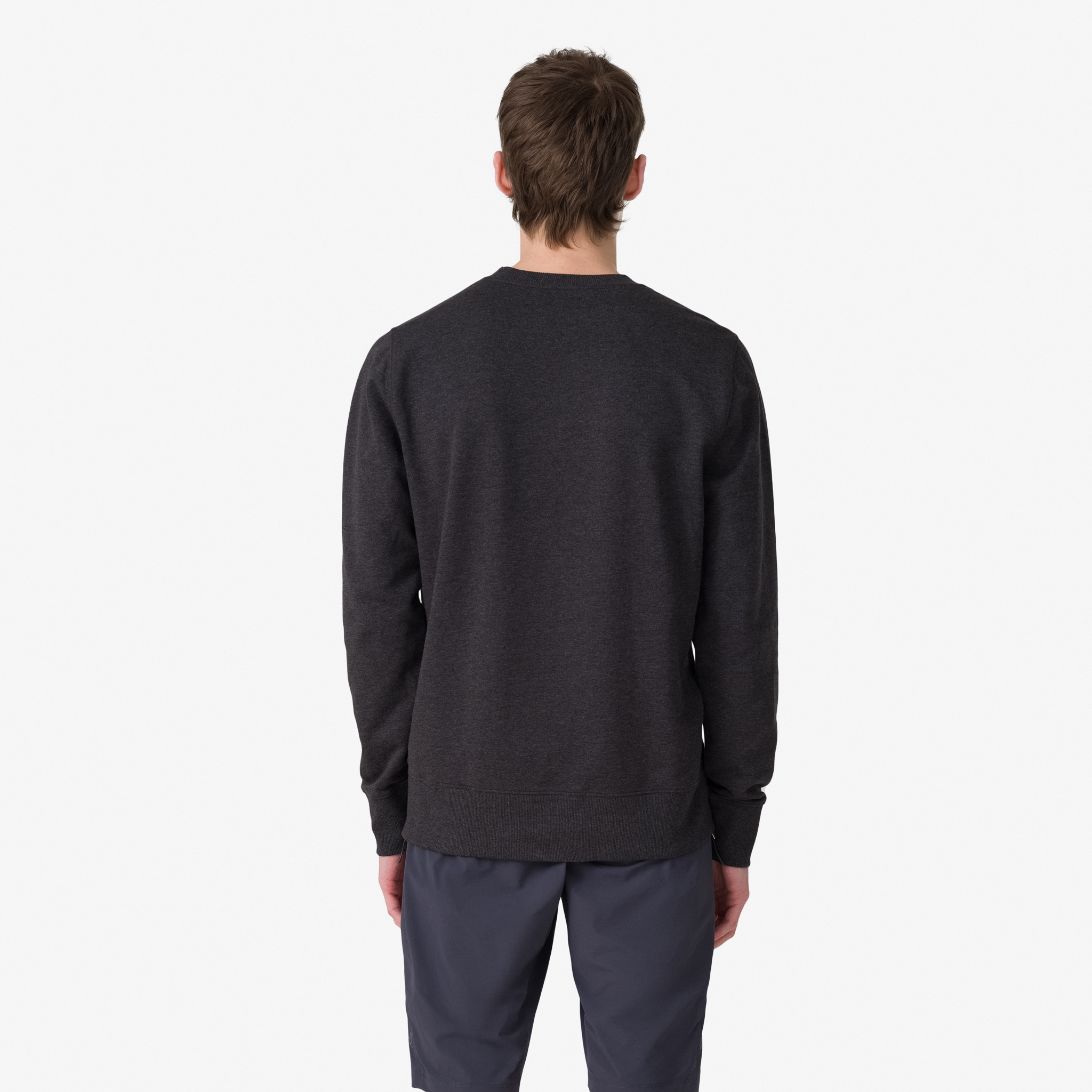 Rapha Logo Sweatshirt Charcoal Marl/Black | 05374EFCJ