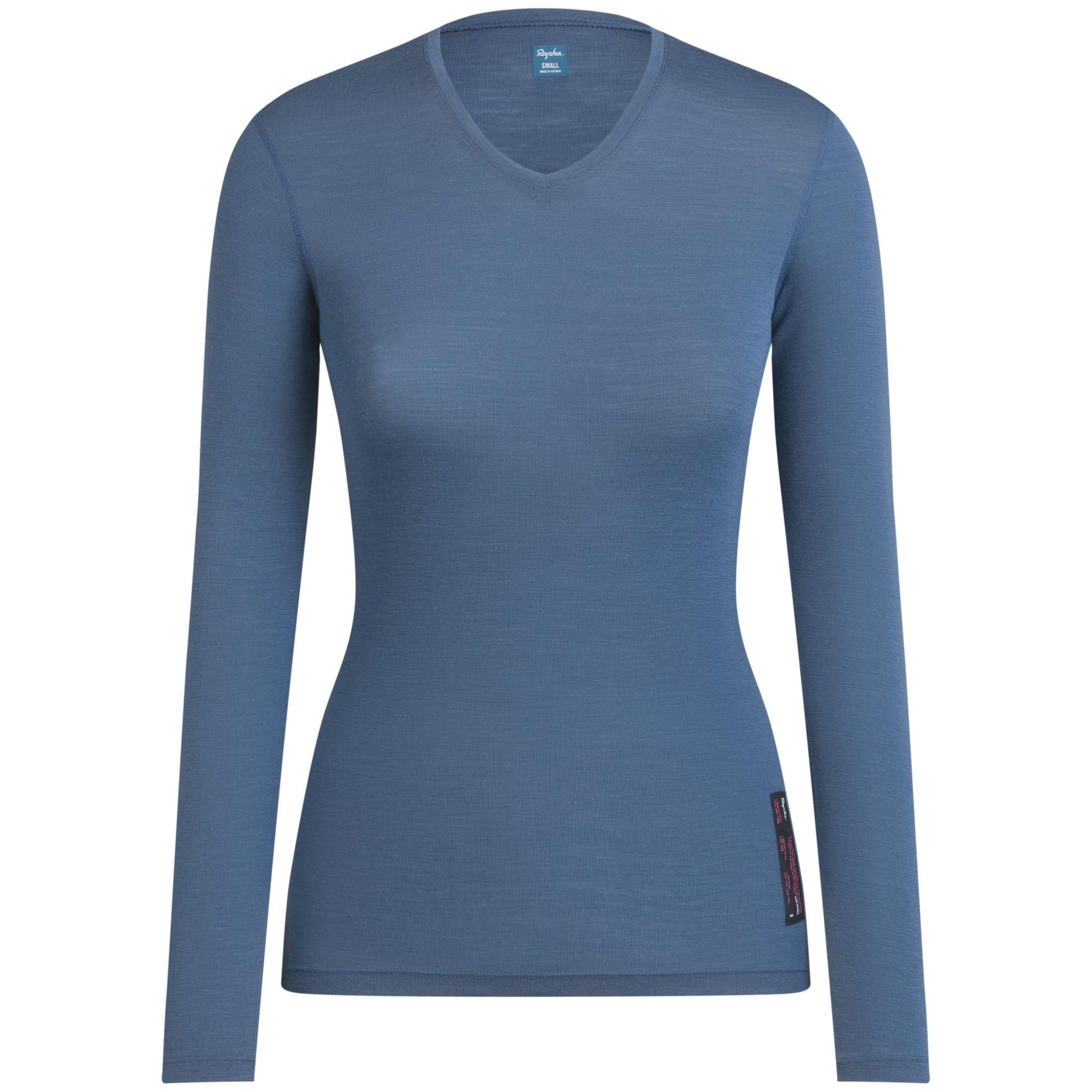 Rapha Merino Base Layer Long Sleeve Black | 46032JMIK