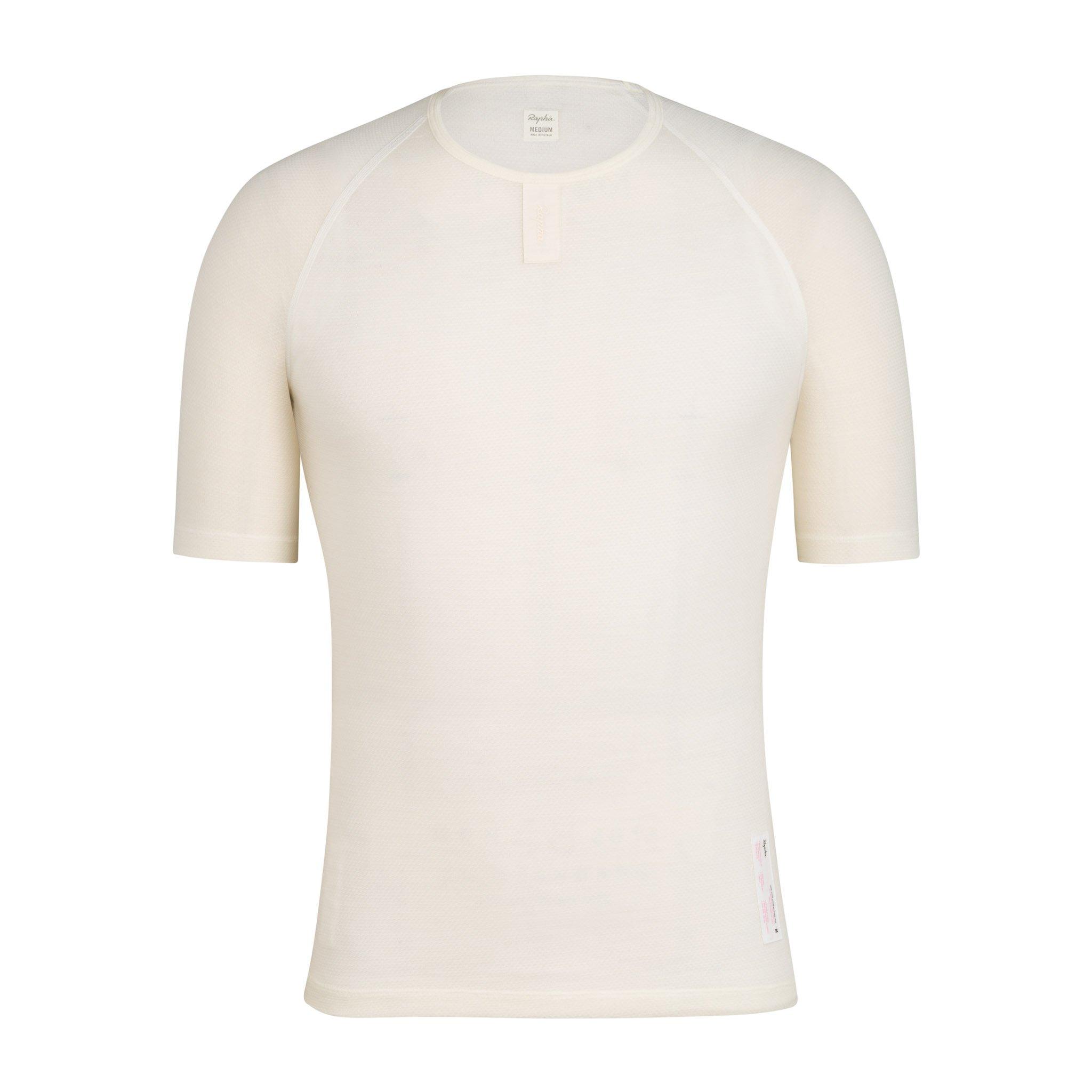 Rapha Merino Mesh Base Layer Short Sleeve Cream | 03186LZYF