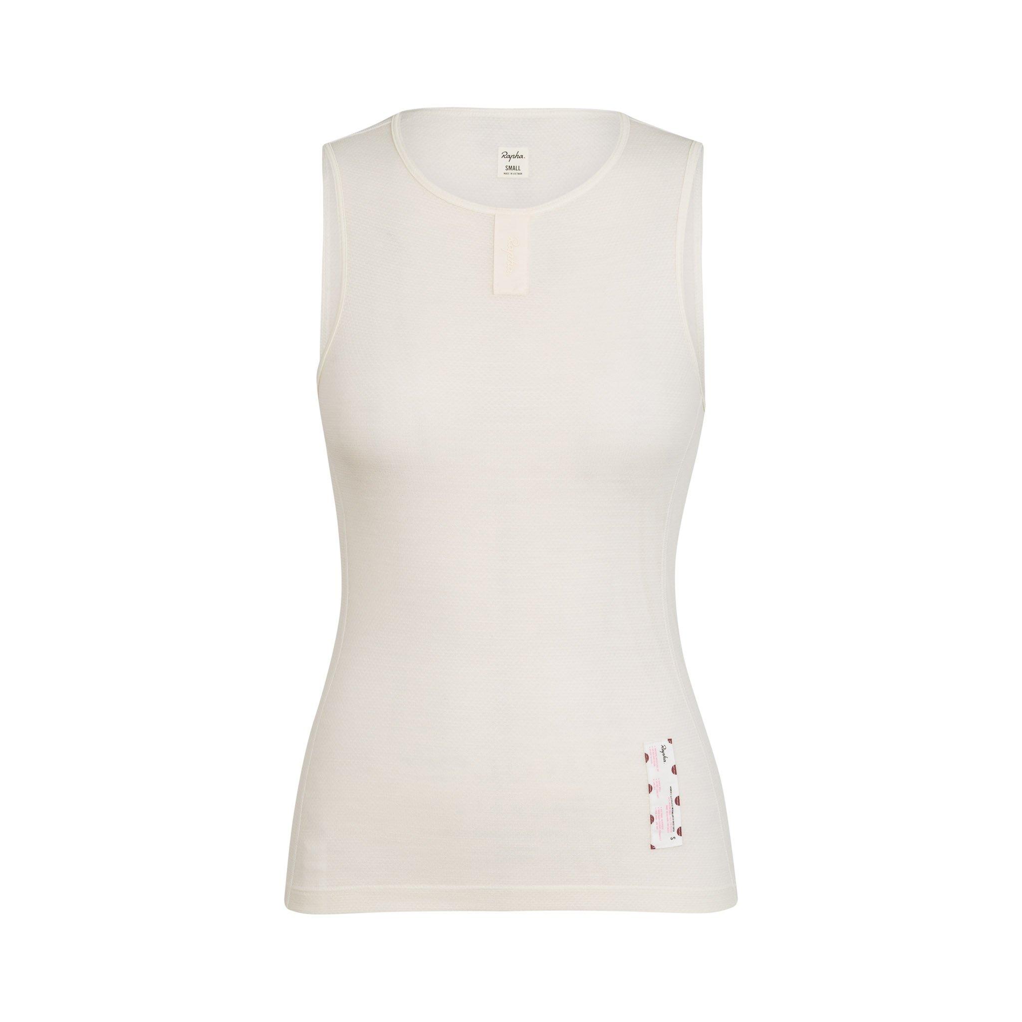 Rapha Merino Mesh Base Layer Sleeveless Cream | 25610ORSL