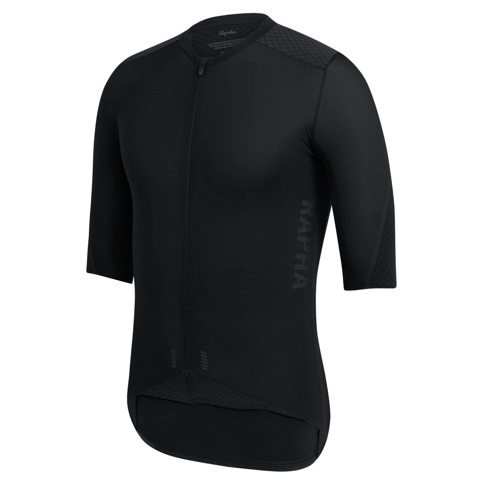 Rapha Pro Team Aero Cycling Jersey Black | 41806GOHI