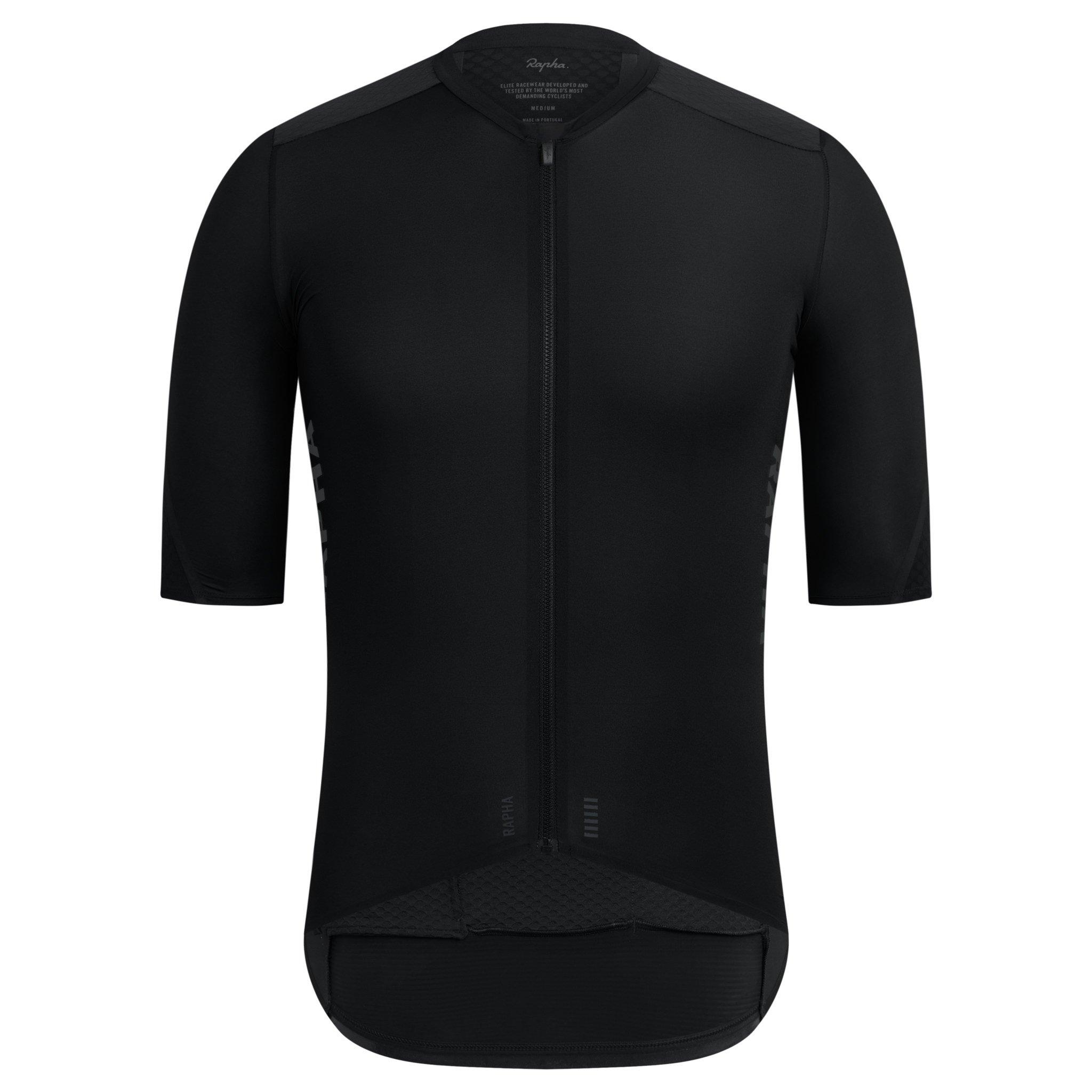 Rapha Pro Team Aero Cycling Jersey Black | 41806GOHI