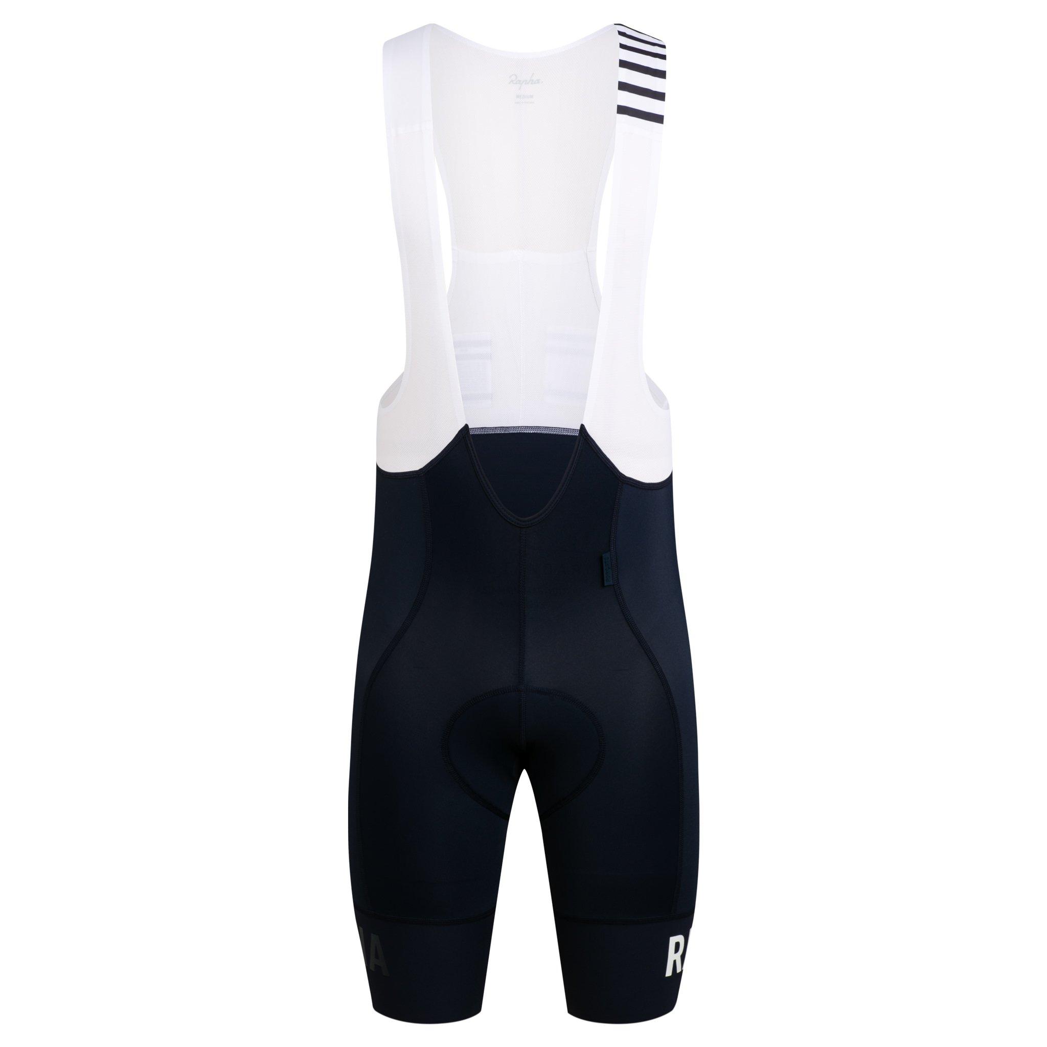 Rapha Pro Team Cycling Bib Shorts Dark Navy/White | 49578YNQA