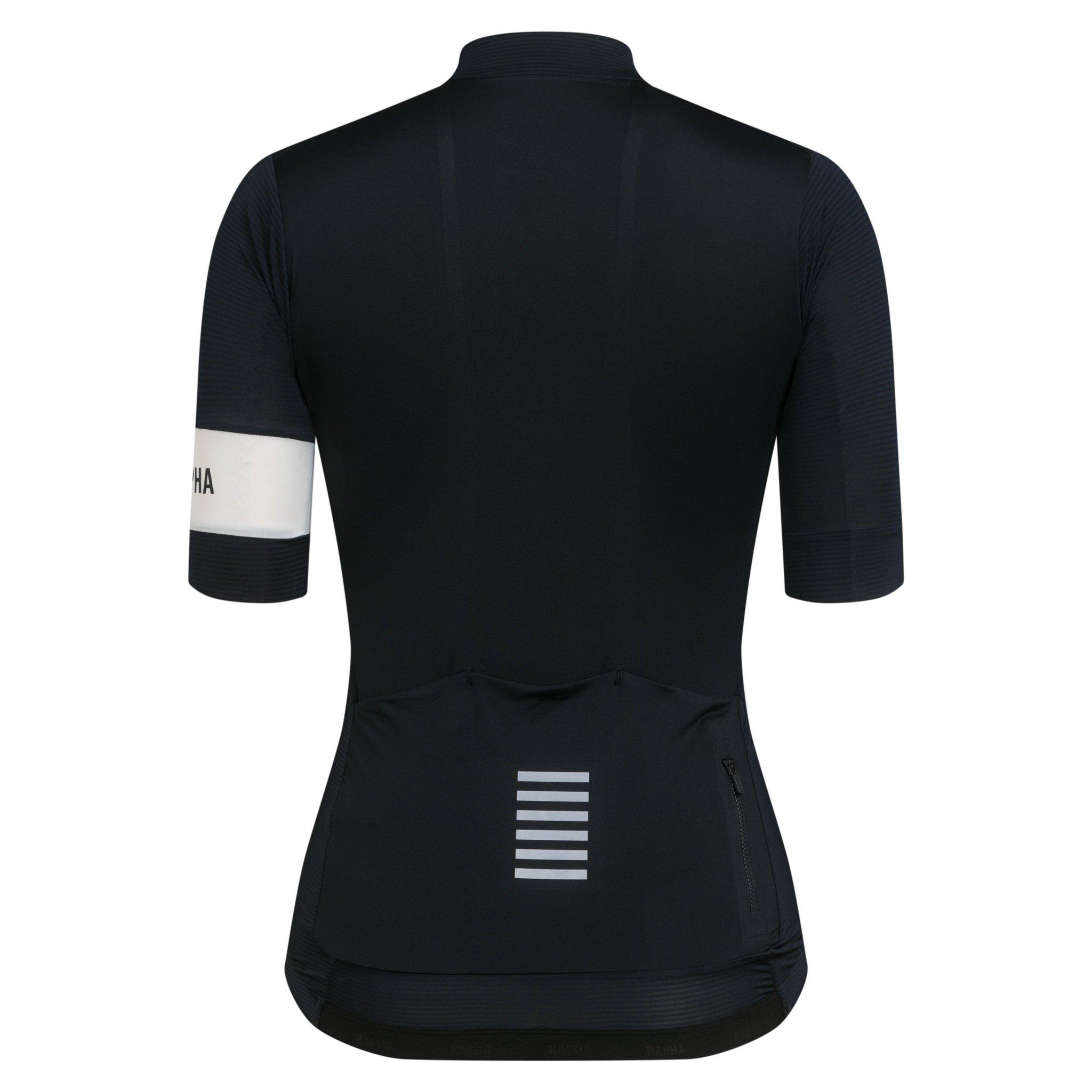 Rapha Pro Team Cycling Jersey Warm Riding Black/White | 87651KVSL