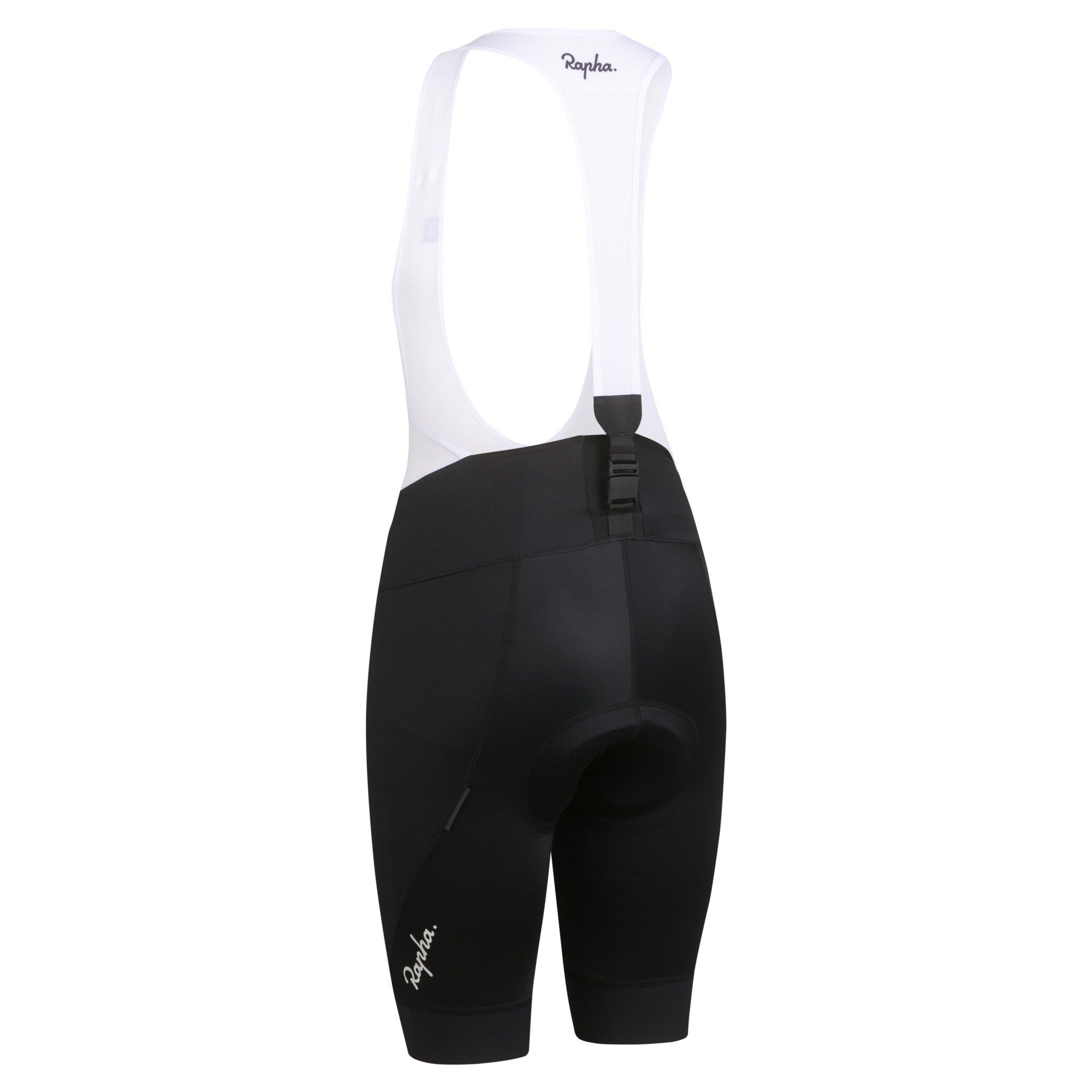 Rapha Pro Team Detachable Bib Shorts Black/White | 17658WYTE