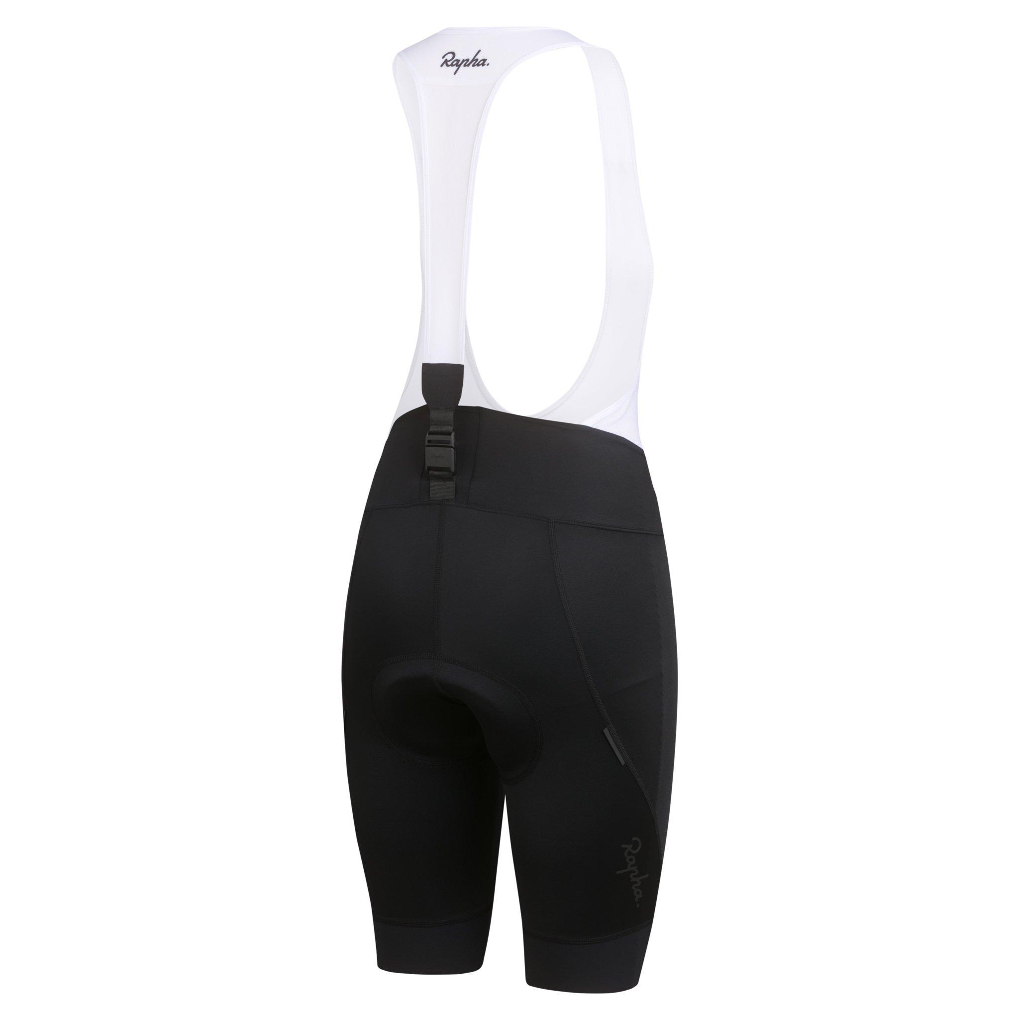 Rapha Pro Team Detachable Bib Shorts Black/White | 17658WYTE