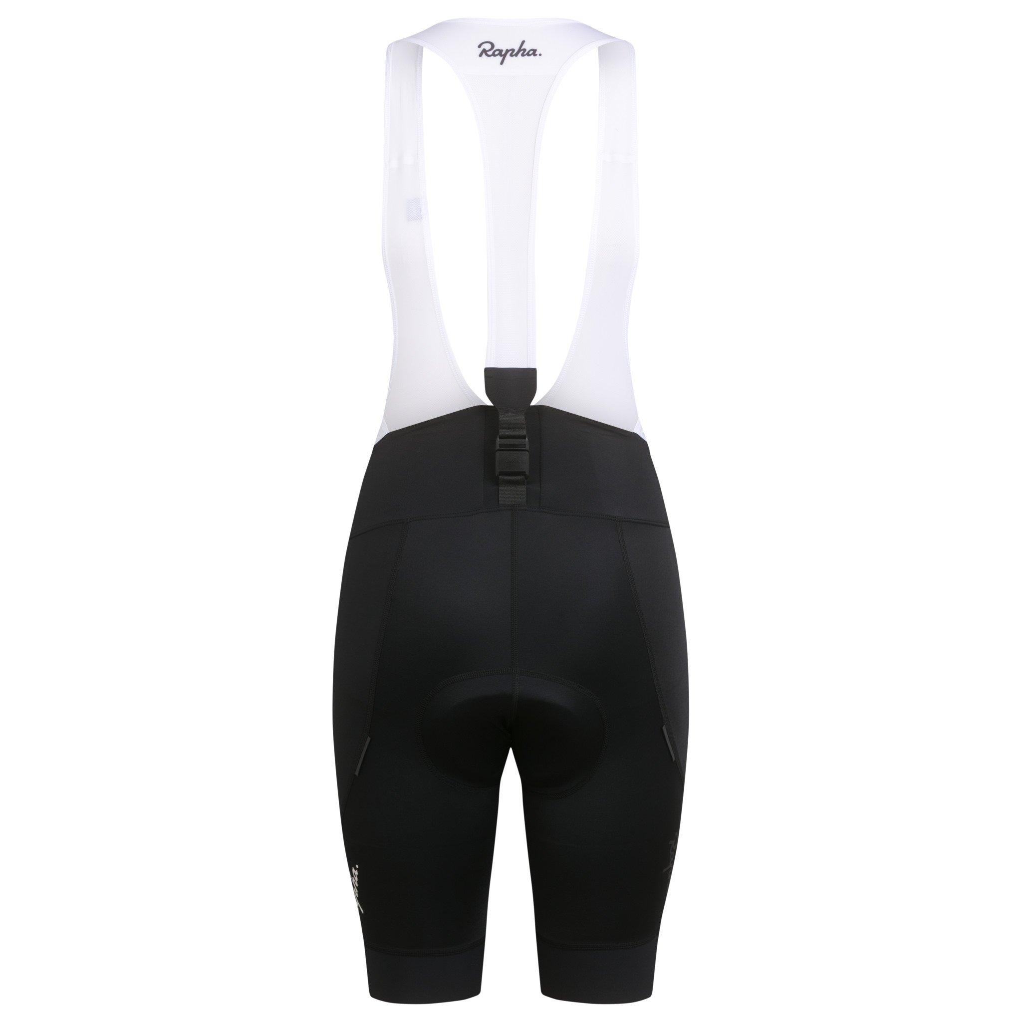 Rapha Pro Team Detachable Bib Shorts Black/White | 17658WYTE