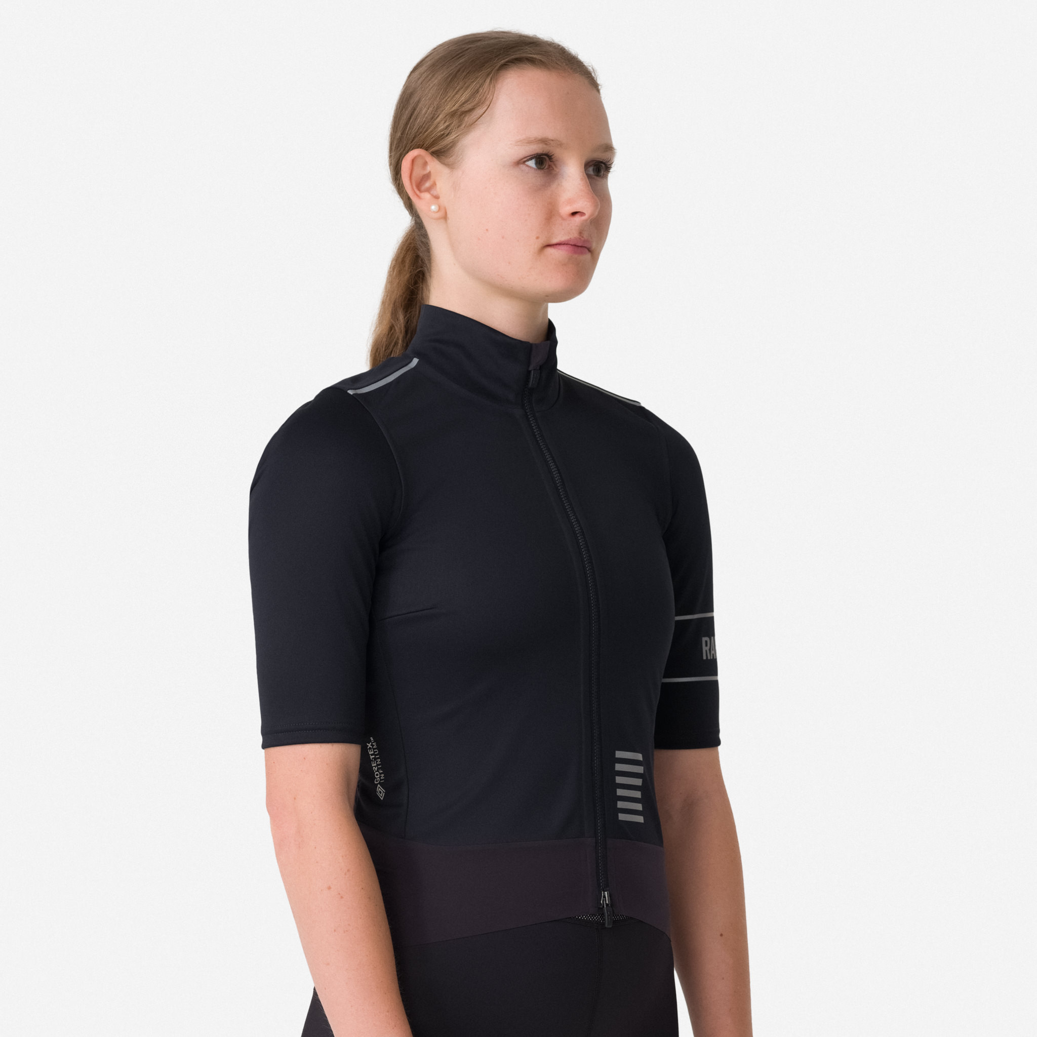 Rapha Pro Team GORE-TEX INFINIUM Jersey Black/Silver | 98073CASF