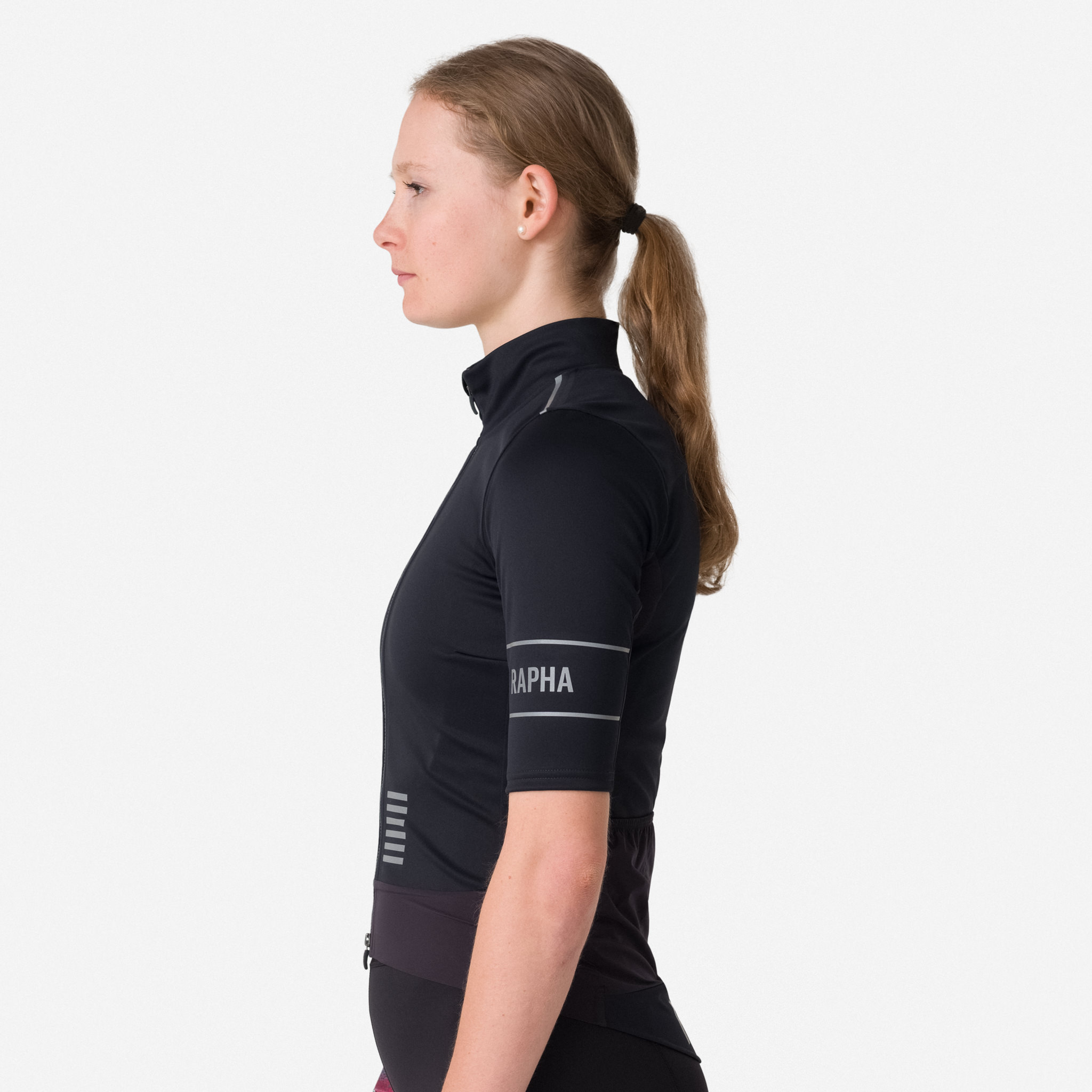 Rapha Pro Team GORE-TEX INFINIUM Jersey Black/Silver | 98073CASF