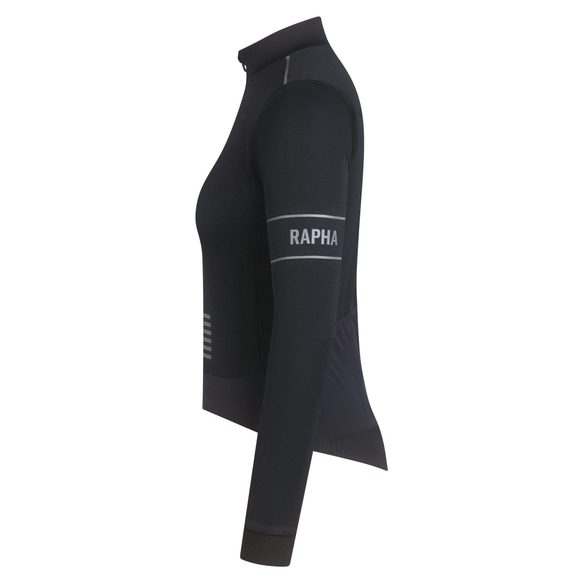 Rapha Pro Team Long Sleeve GORE-TEX INFINIUM Jersey Black/Black | 12468LRBD