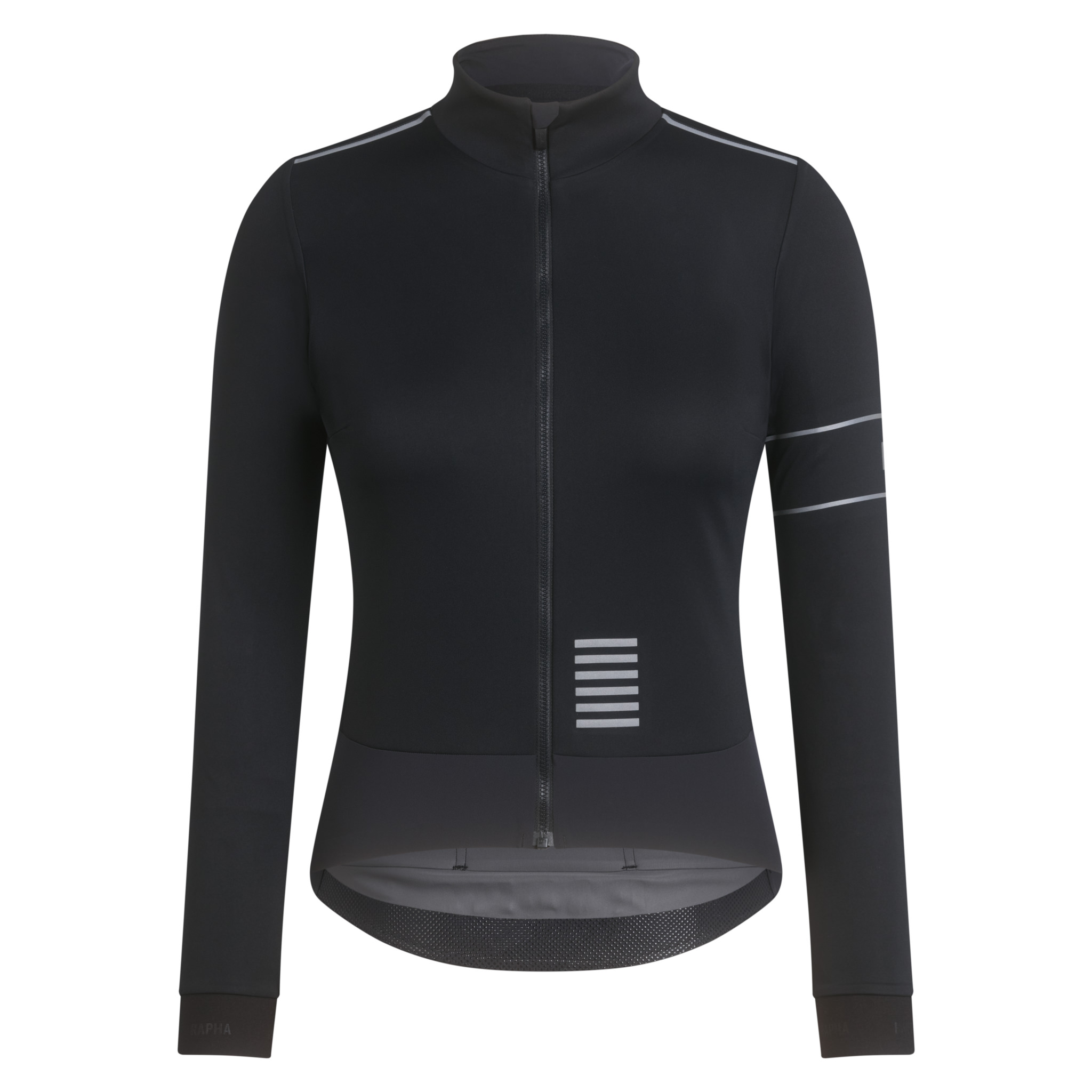 Rapha Pro Team Long Sleeve GORE-TEX INFINIUM Jersey Black/Black | 12468LRBD