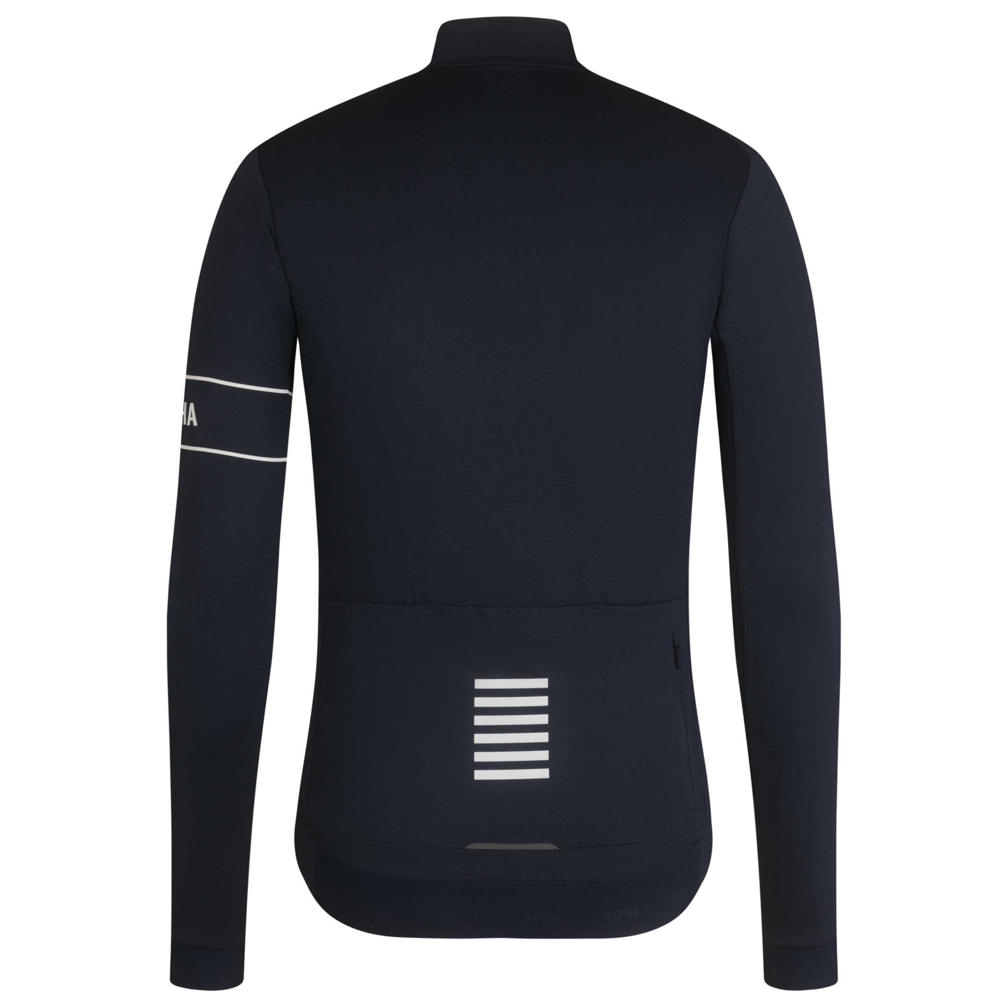 Rapha Pro Team Long Sleeve Thermal Jersey Dark Navy/White | 76309GUFR