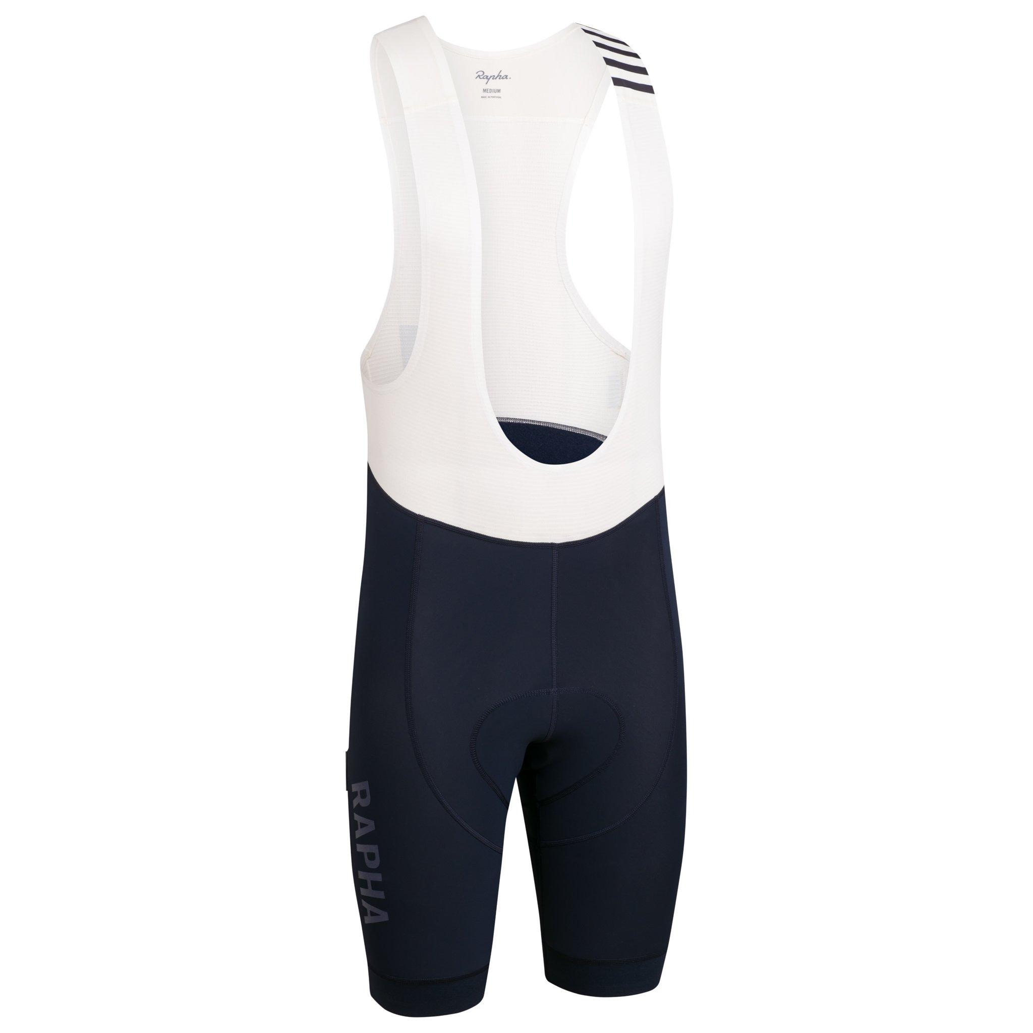 Rapha Pro Team Winter Cycling Bib Shorts For Riding In Cold Weather Dark Navy/White | 16382PLXO