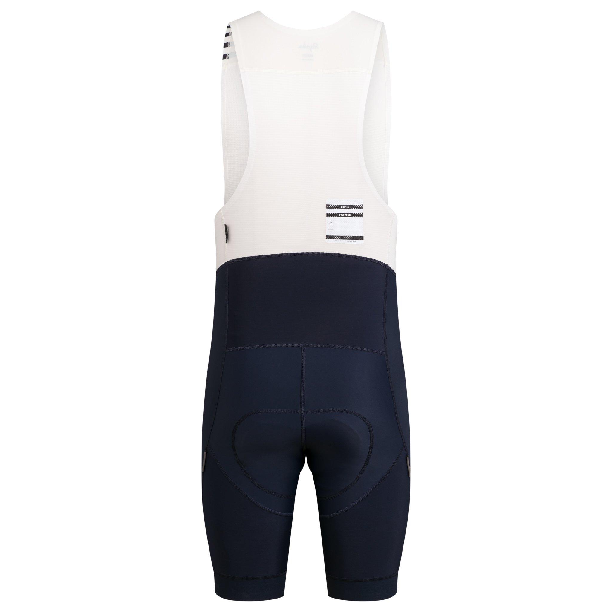 Rapha Pro Team Winter Cycling Bib Shorts For Riding In Cold Weather Dark Navy/White | 16382PLXO