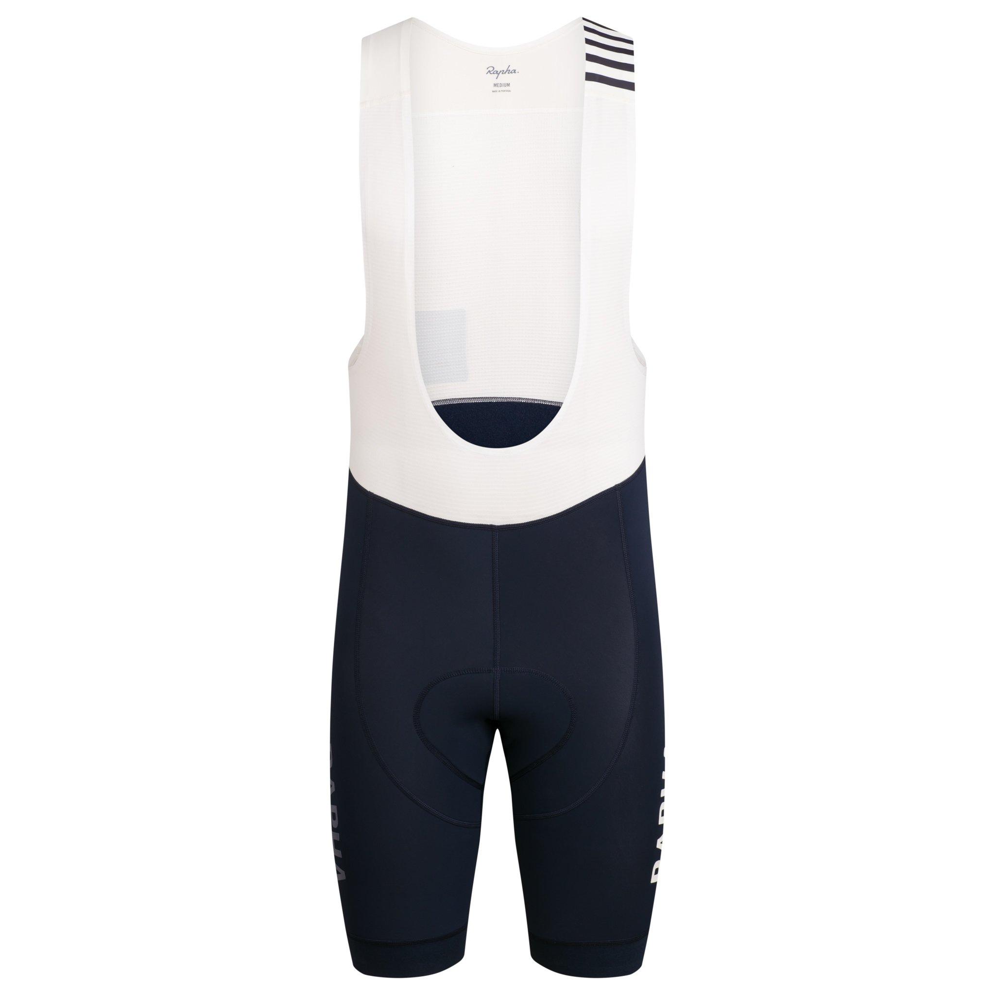 Rapha Pro Team Winter Cycling Bib Shorts For Riding In Cold Weather Dark Navy/White | 16382PLXO