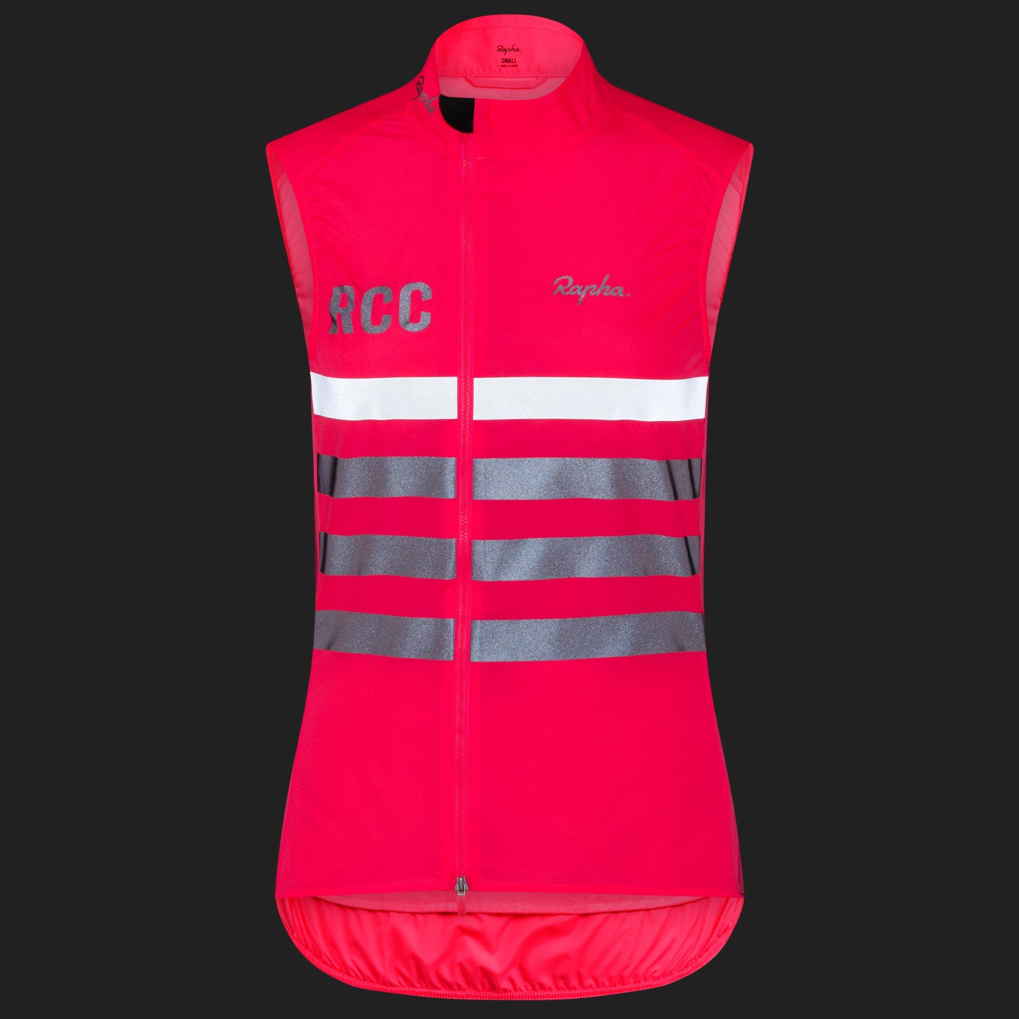 Rapha RCC Brevet Gilet High-Vis Pink | 82319LEMR