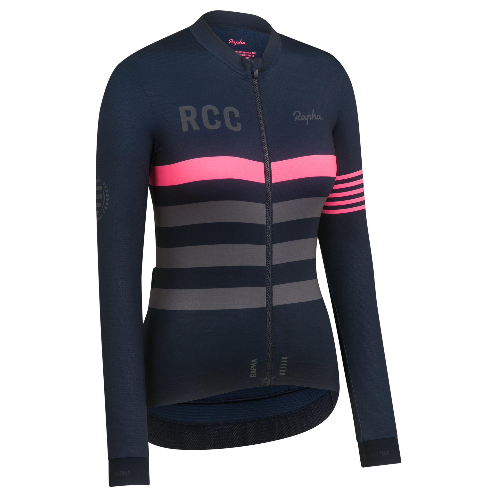 Rapha RCC Pro Team Long Sleeve Jersey Dark Navy | 73014SUYA