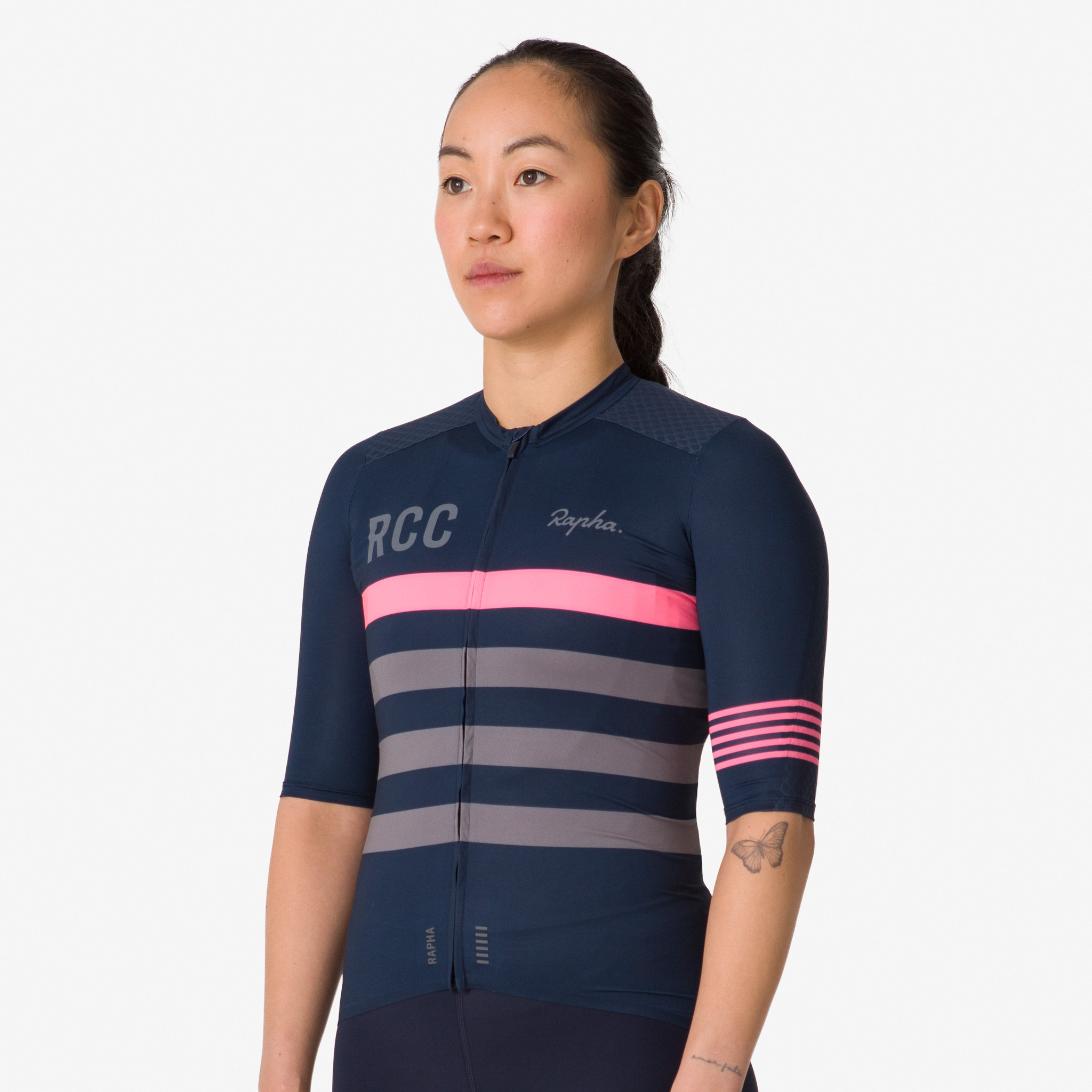 Rapha RCC Women`s Pro Team Aero Jersey Dark Navy | 24309FVKT