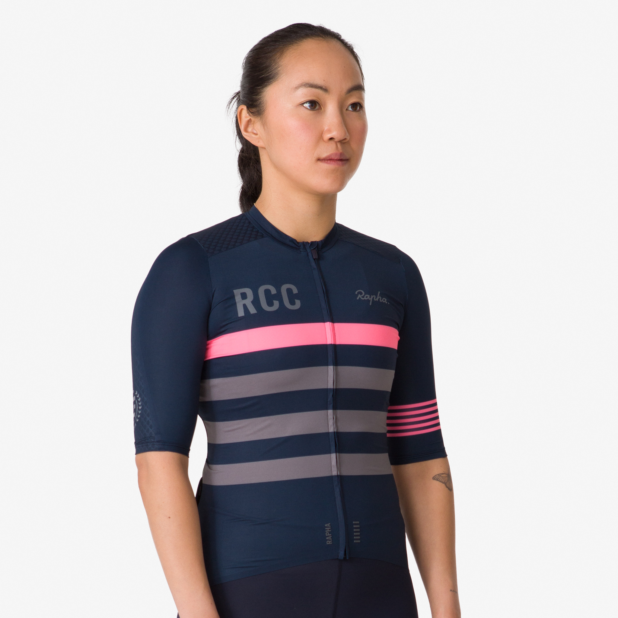 Rapha RCC Women`s Pro Team Aero Jersey Dark Navy | 24309FVKT