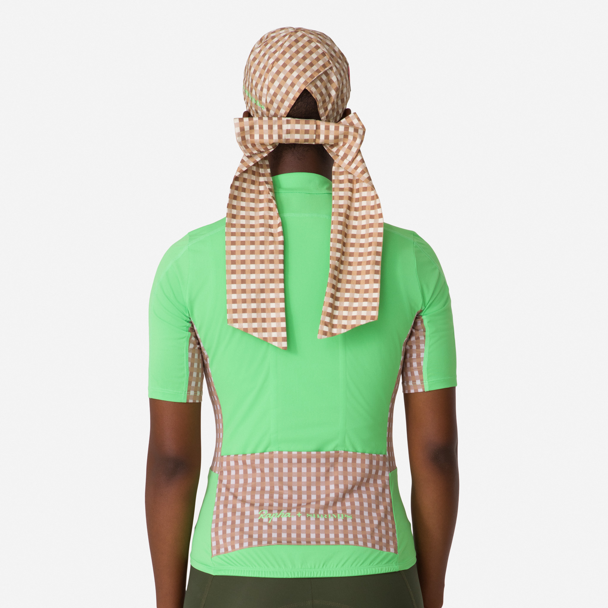 Rapha Rapha + Shrimps Jersey Gingham Print/Summer Green | 31964OXDP