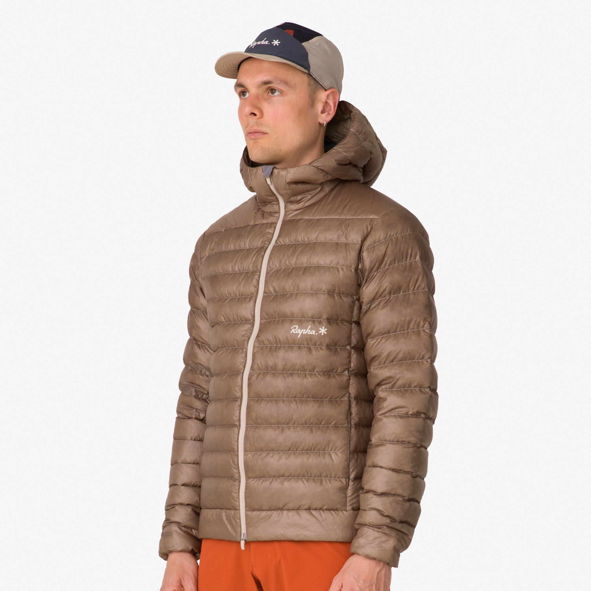 Rapha Rapha + Snow Peak Explore Down Jacket Dark Beige/Off-White | 15963IVMO