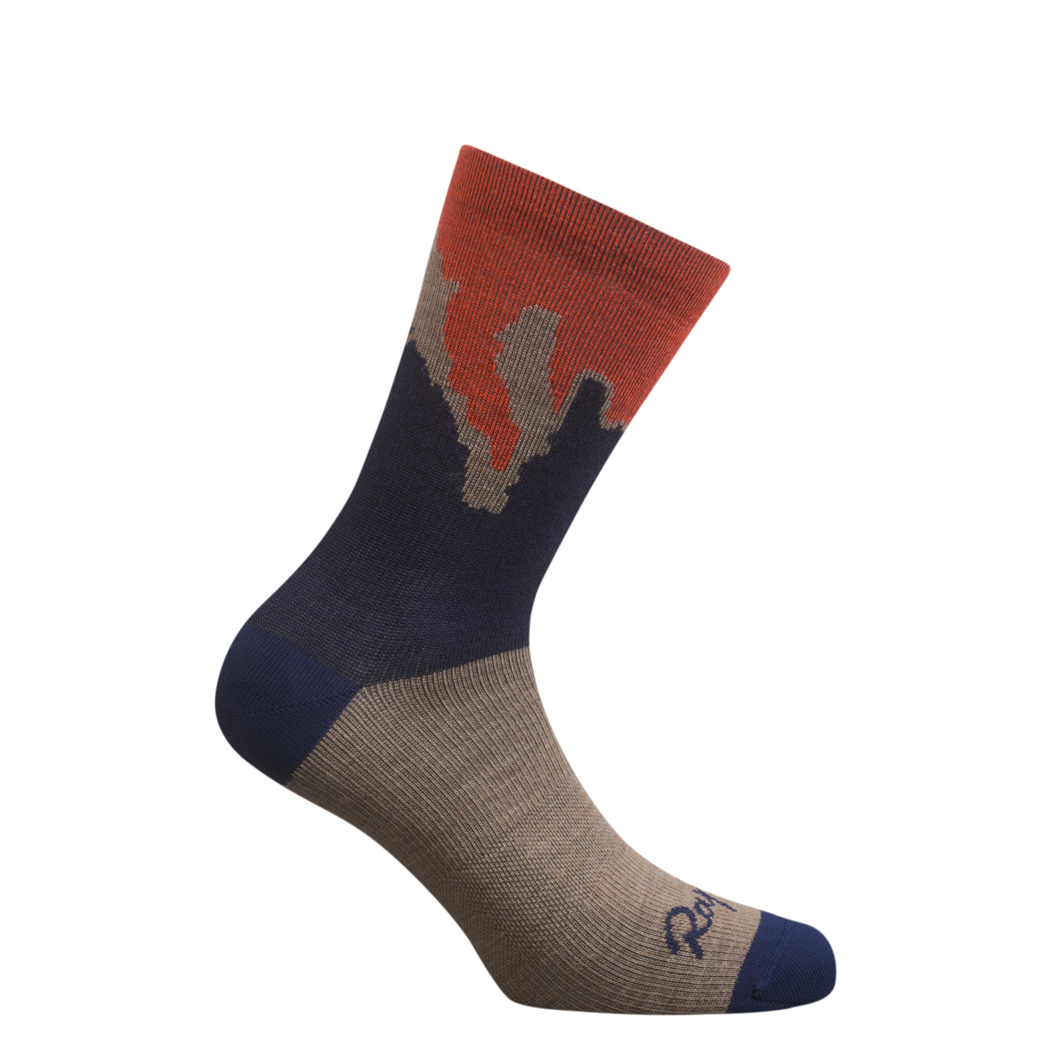 Rapha Rapha + Snow Peak Merino Socks Dark Beige/Off-White | 79125SWEL