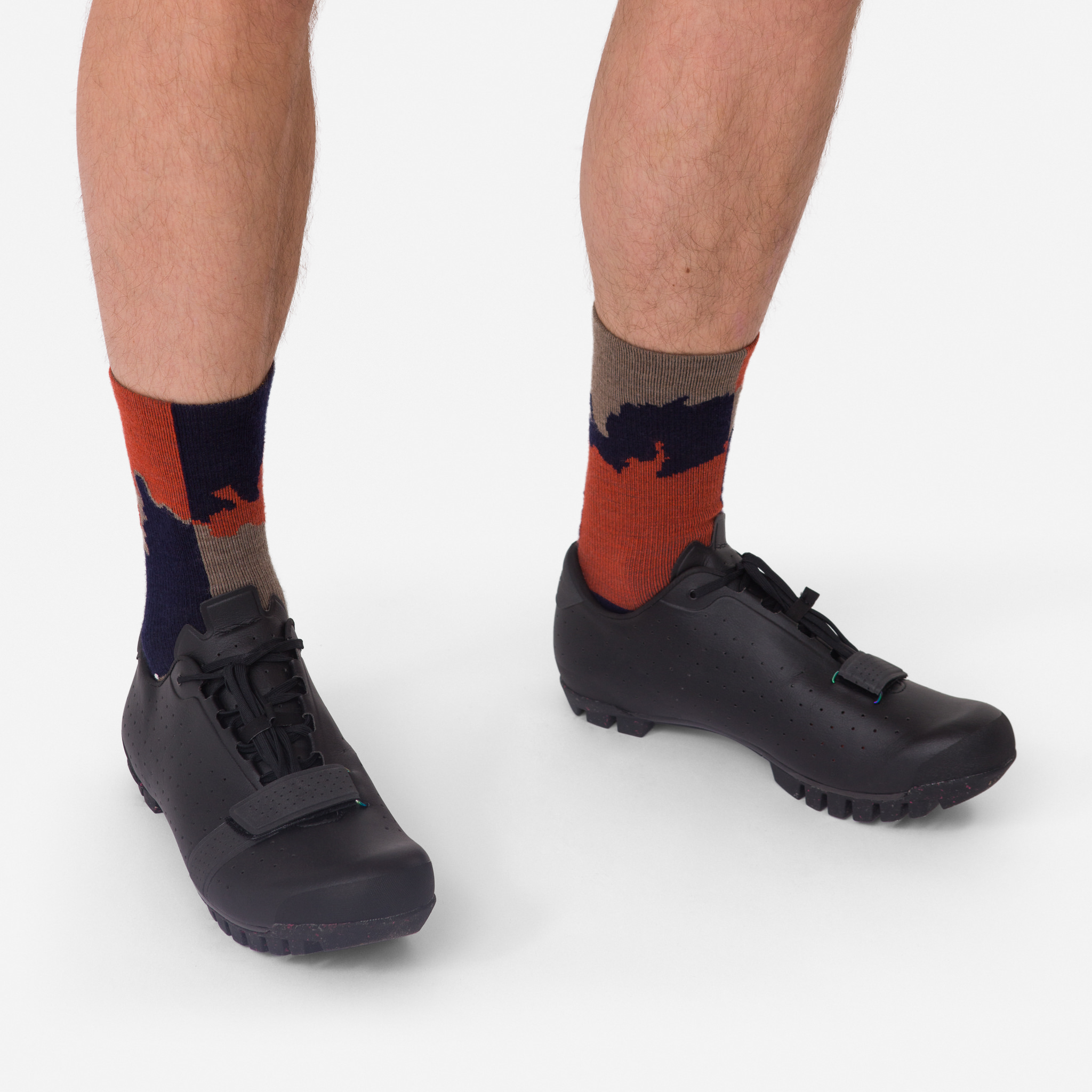 Rapha Rapha + Snow Peak Merino Socks Dark Beige/Off-White | 79125SWEL