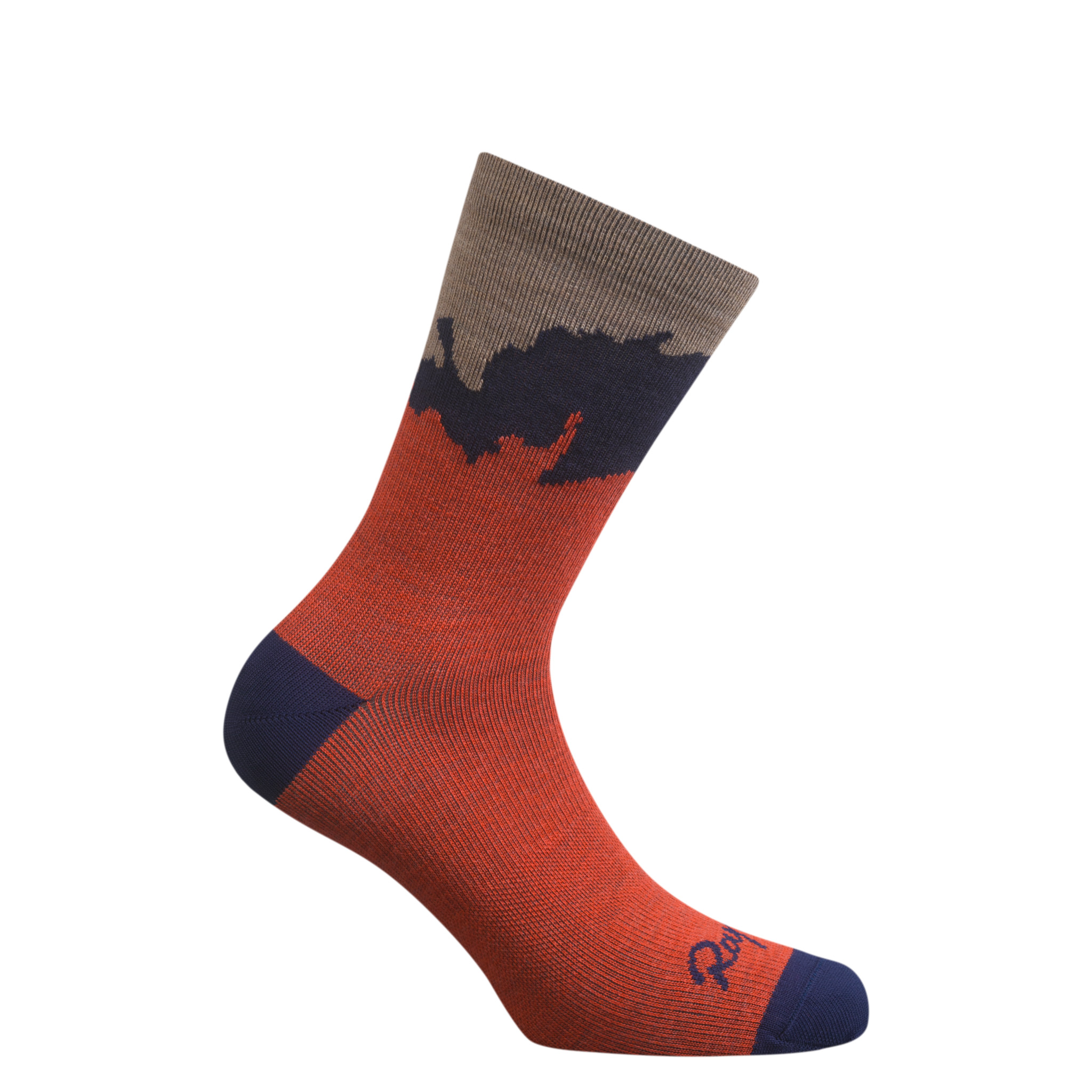 Rapha Rapha + Snow Peak Merino Socks Dark Beige/Off-White | 79125SWEL