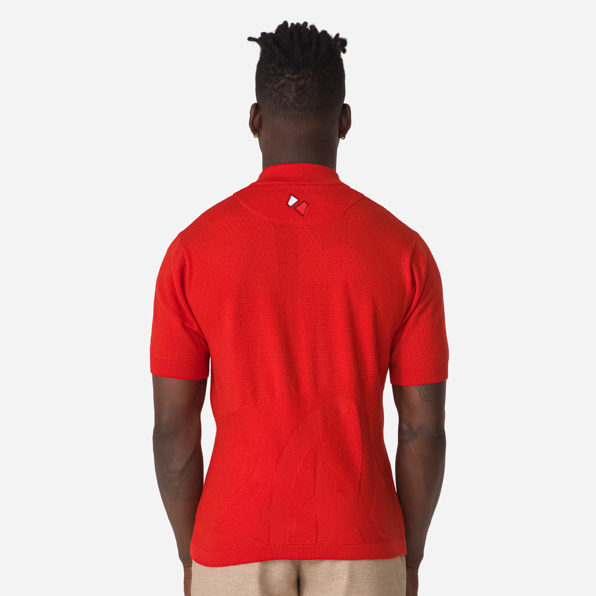 Rapha St Raphael Quarter Zip Knit Red | 64703LBCF