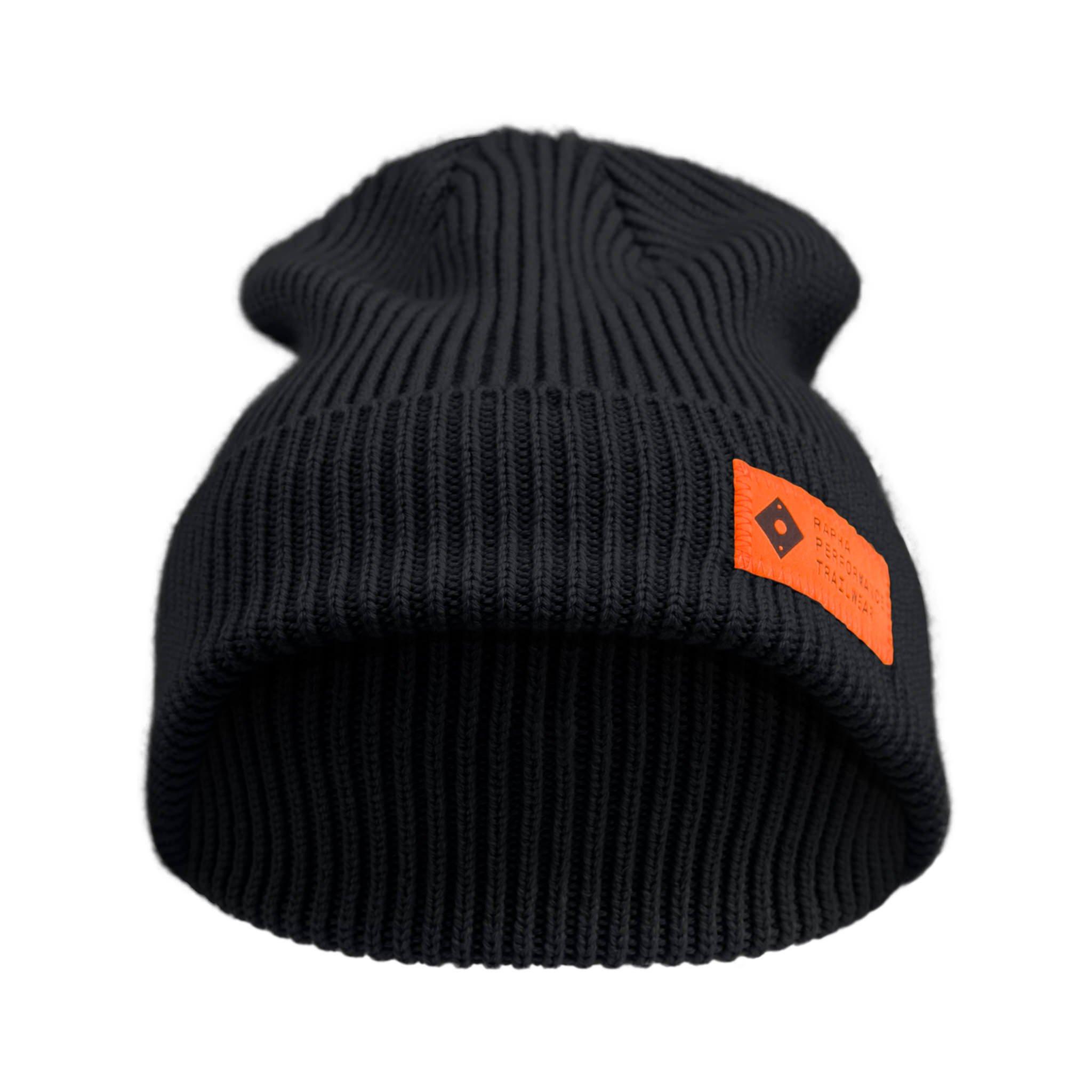 Rapha Trail Beanie Black/Orange | 03215HTKE