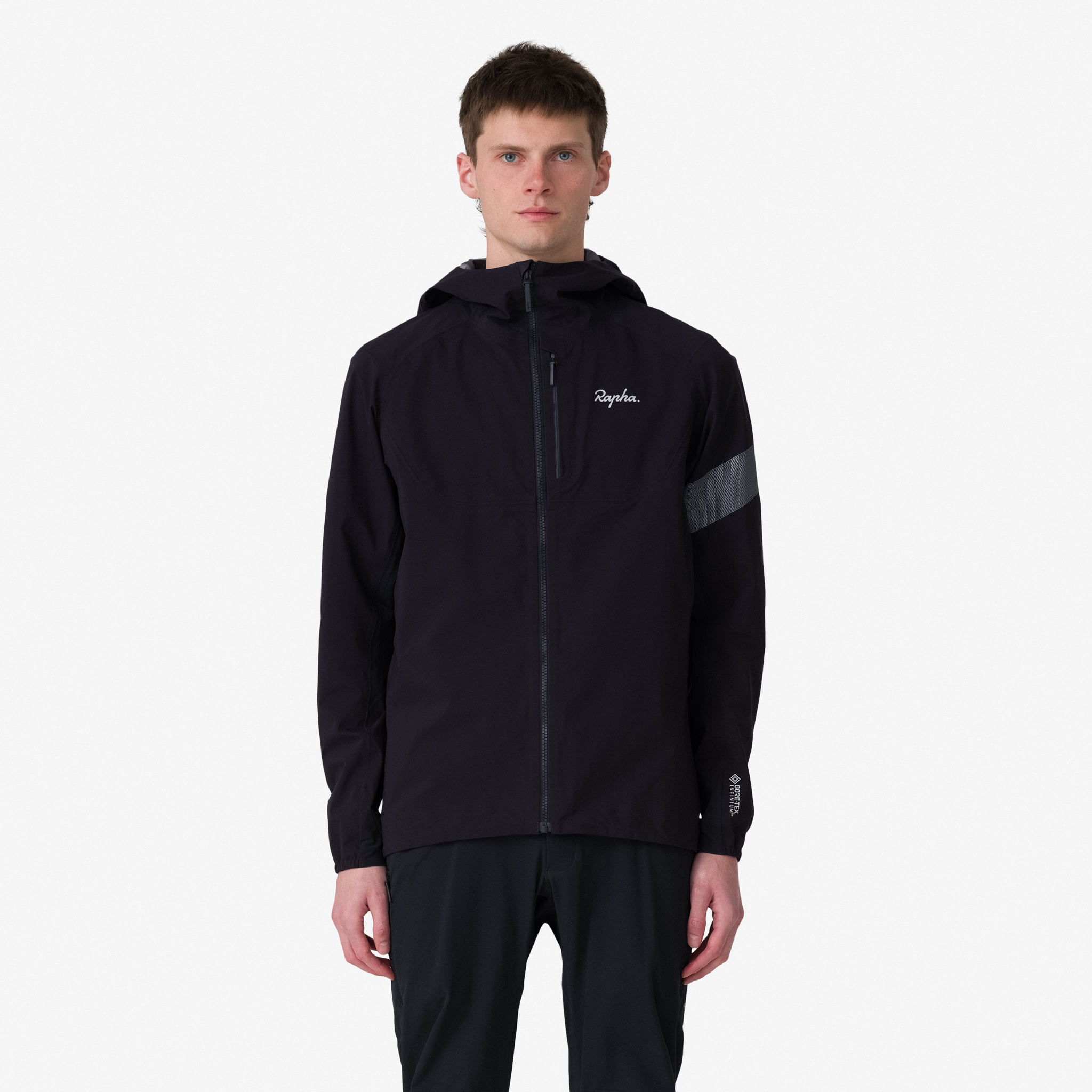 Rapha Trail GORE-TEX Infinium Jacket Black/Light Grey | 52019RUVC