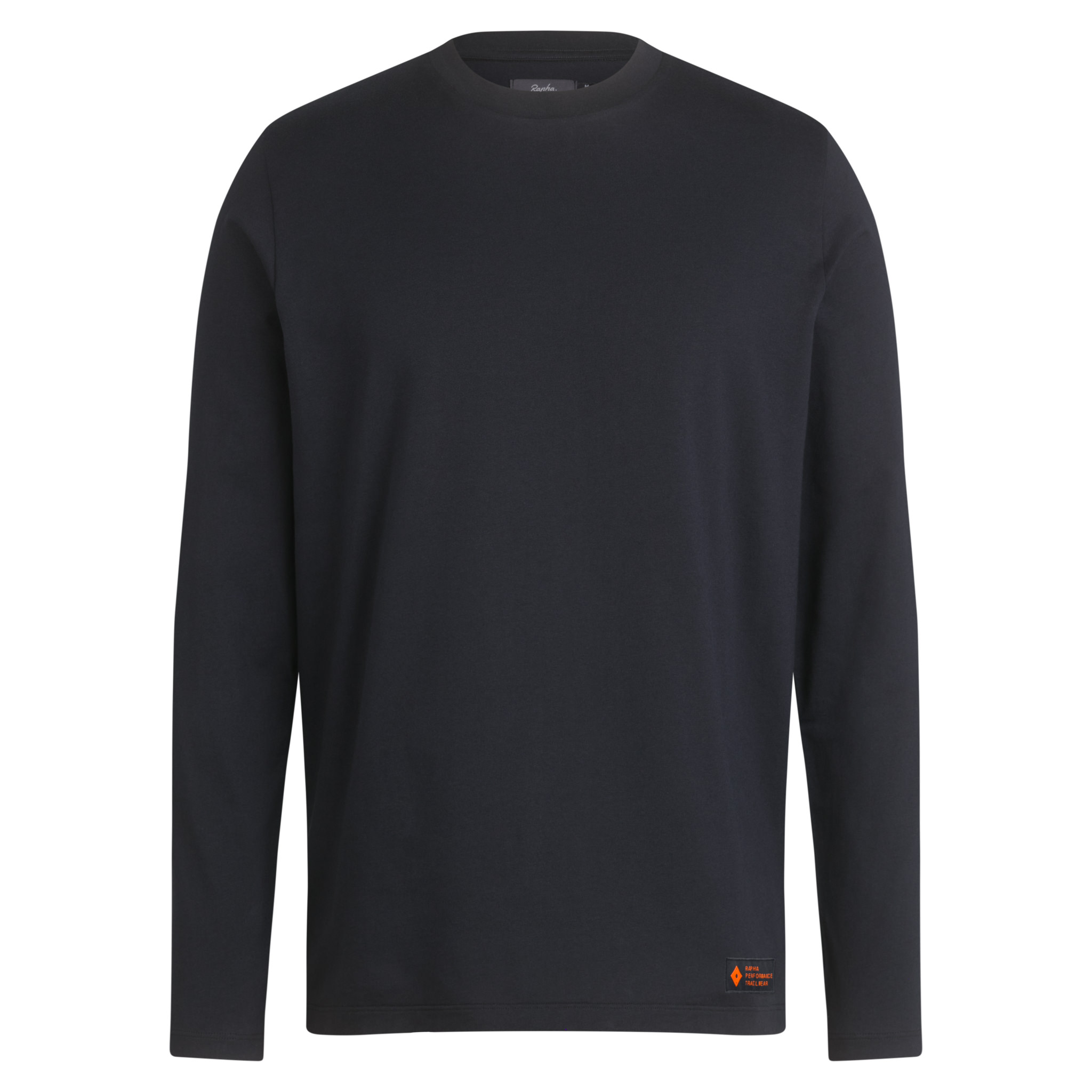 Rapha Trail Long Sleeve T-Shirt Black/Black | 27846CBJE