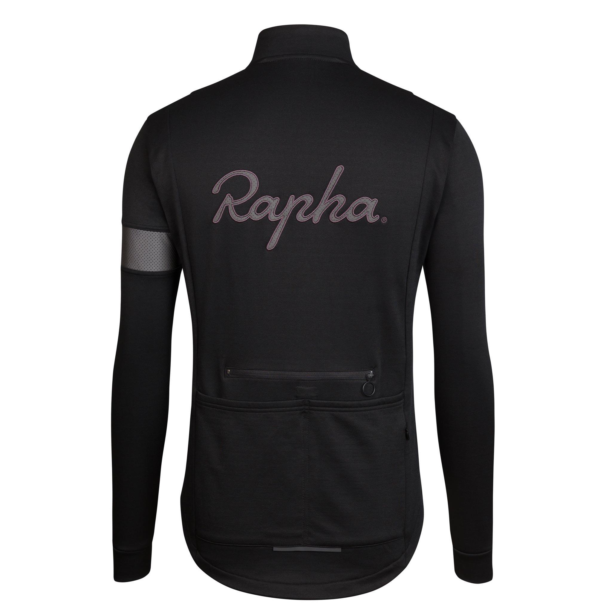 Rapha Winter Windproof Jersey Black | 56498XJGV